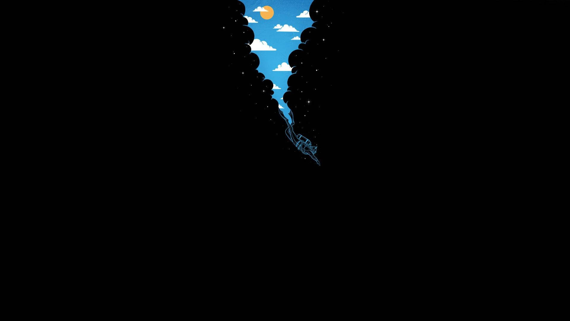 Taking a leap of faith in the sky Wallpaper