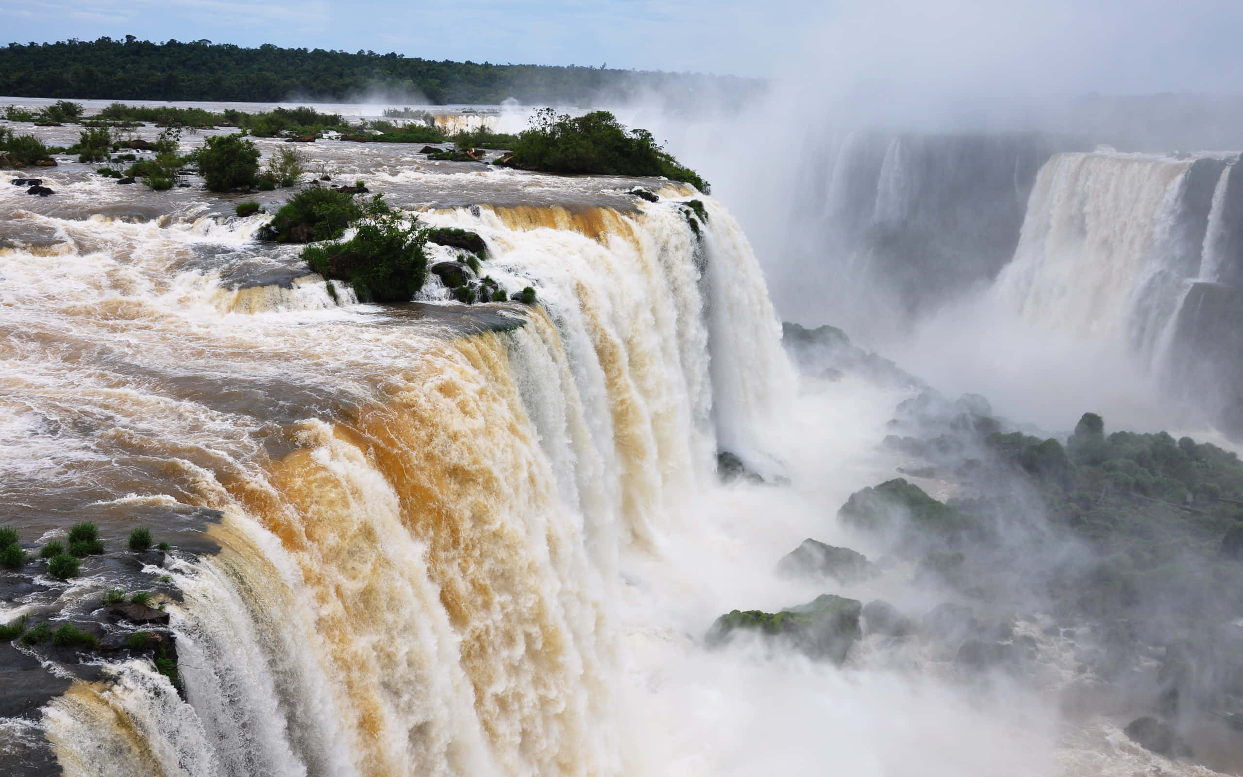 Talon ng Iguazu Ikapitong Kahanga-hanga ng Mundo Wallpaper