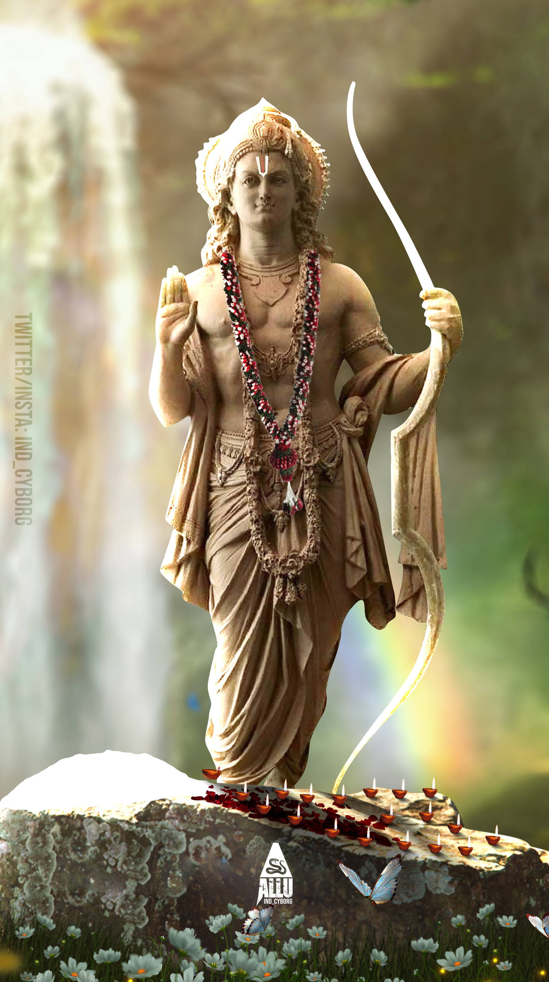Talon ni Shree Ram Wallpaper