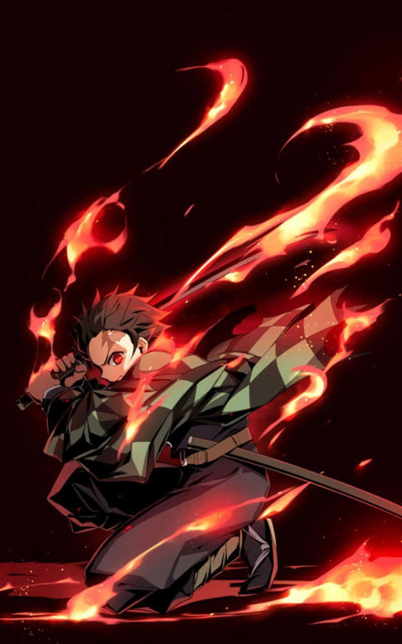 Talunin ang kalaban nang madali sa pamamagitan ng paglalaro ng Demon Slayer sa iPad. Wallpaper