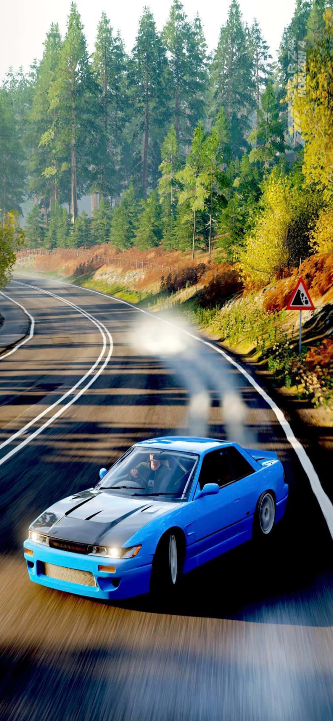 Tamasa ang Kilig ng Bukas na Daan gamit ang iPhone Xs at Forza Horizon 4 Wallpaper
