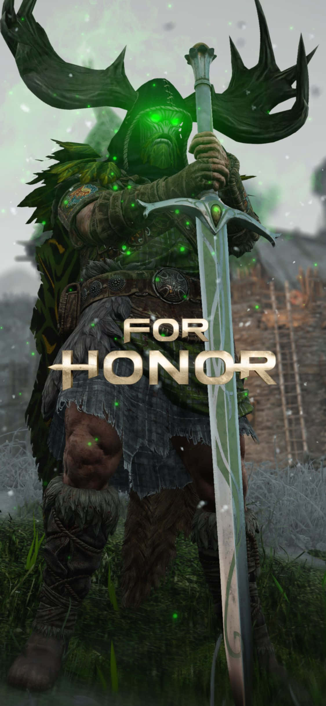 Tamasahan ang pinakabagong flagship telepono mula sa Apple at ang eksklusibong For Honor graphics gamit ang iPhone Xs. Wallpaper