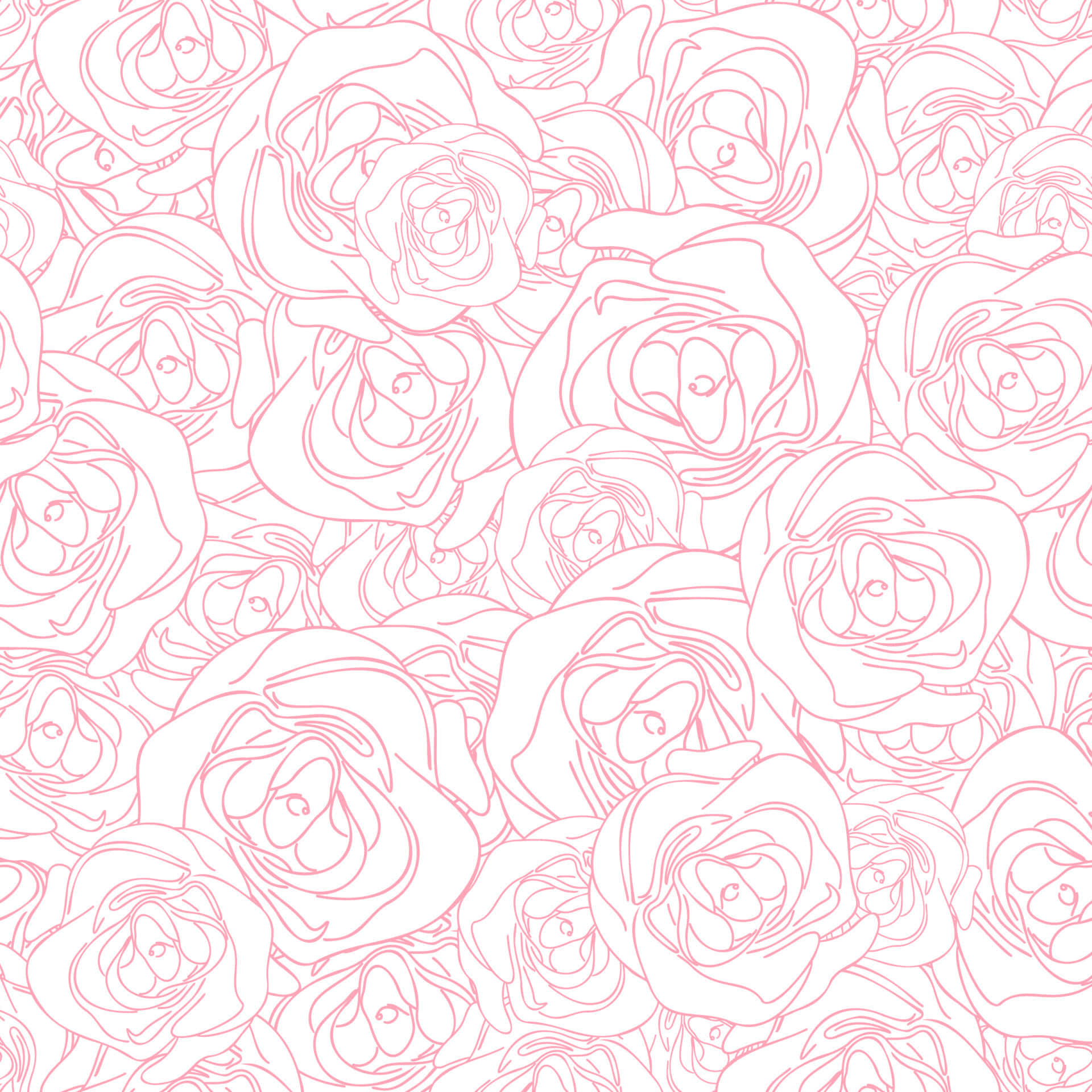 Tamasahan sa ganda ng makulay na Pink Floral display Wallpaper