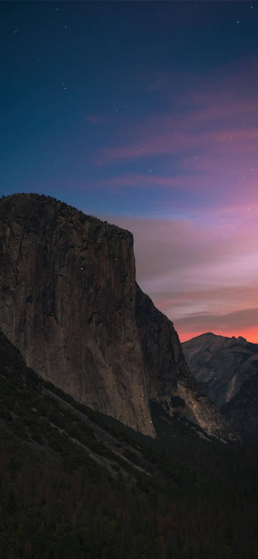 Tamasahin ang mga inspirasyon na tanawin ng Yosemite National Park sa iyong iPhone Wallpaper