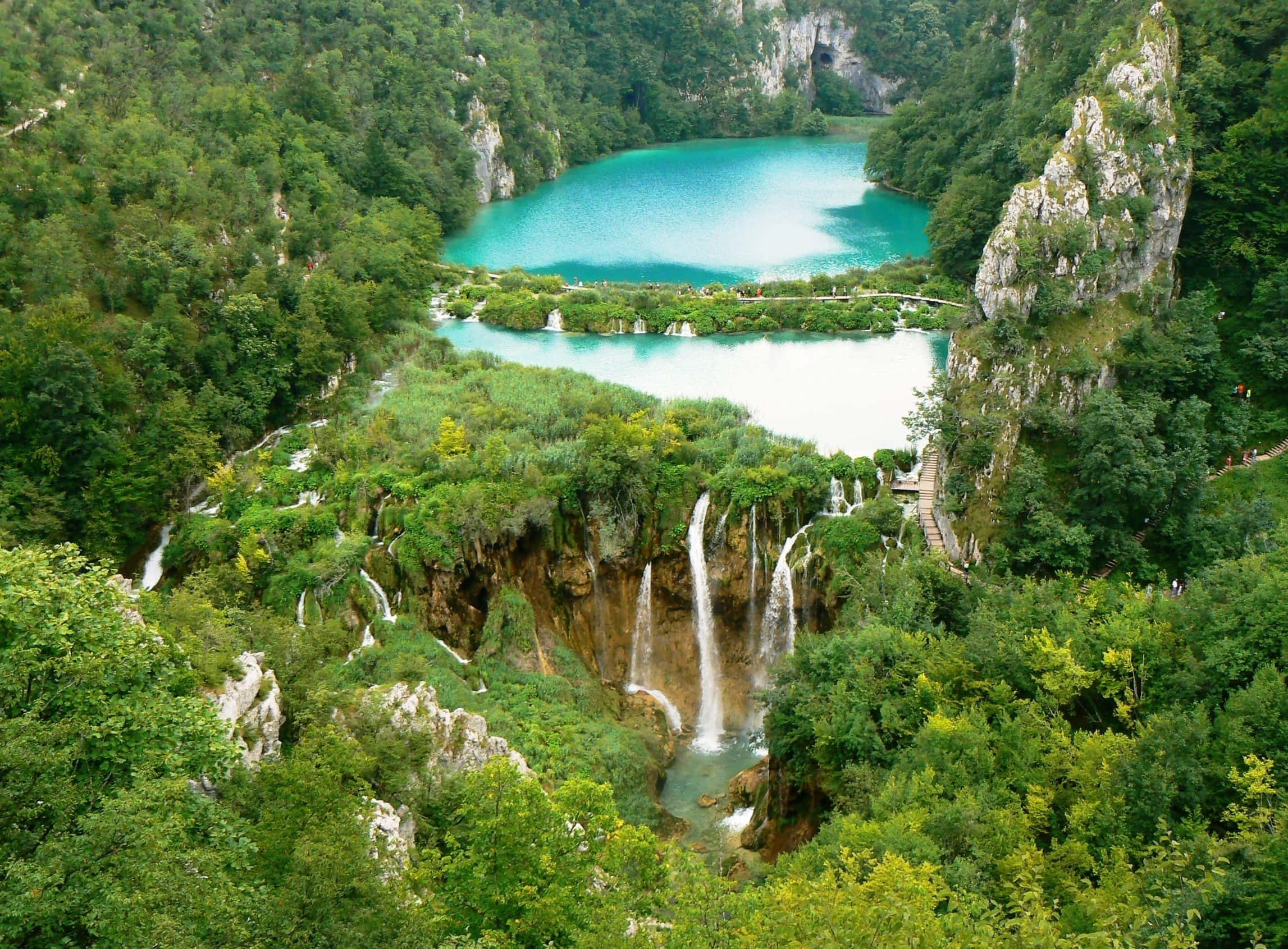 Tanawin Aerial ng Croatia Wallpaper