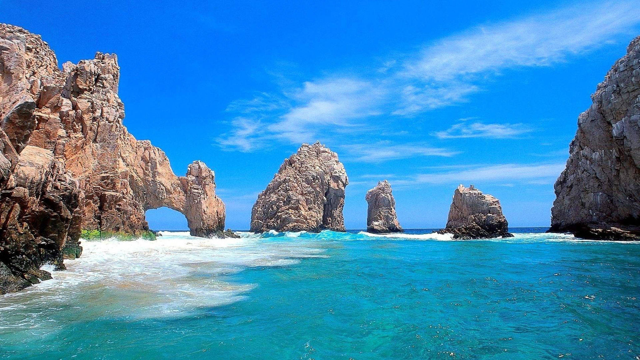 Tanawin ng El Arco sa Karagatan Wallpaper