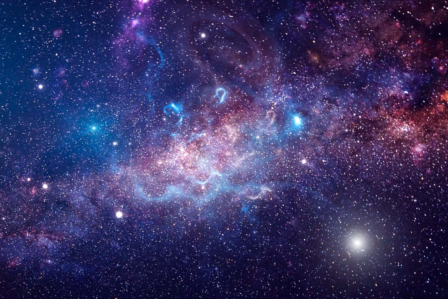 Tanawin ng Isang Starfield sa Kalawakan Wallpaper