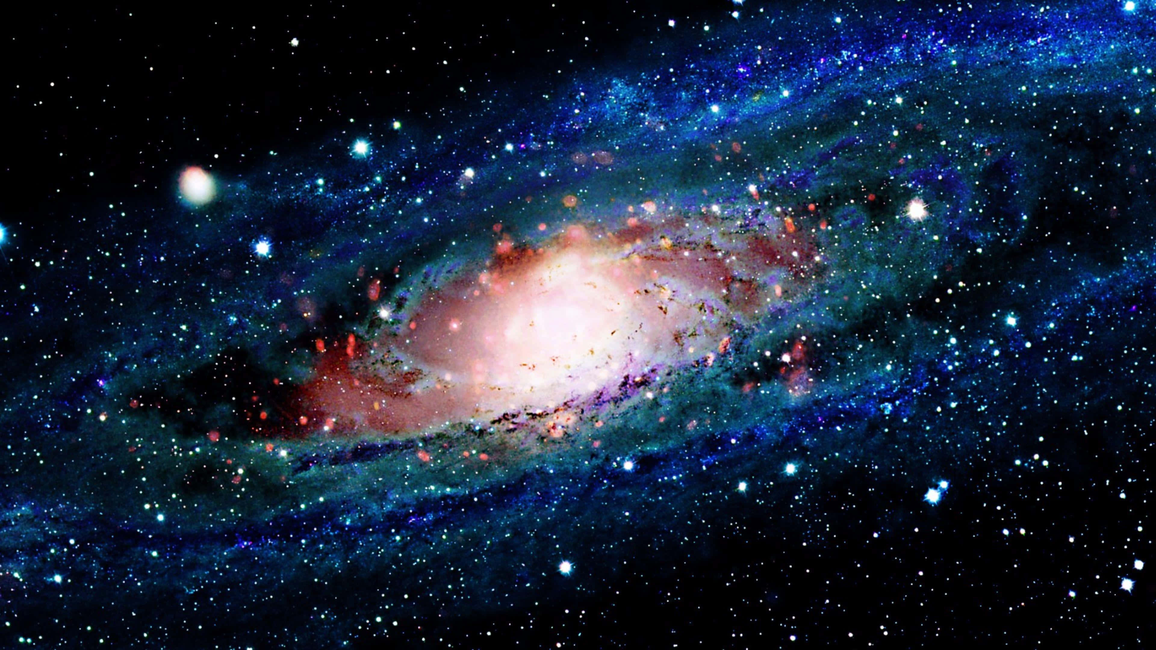 Tanawin ng Milky Way Galaxy sa 4K na Kalawakan Wallpaper