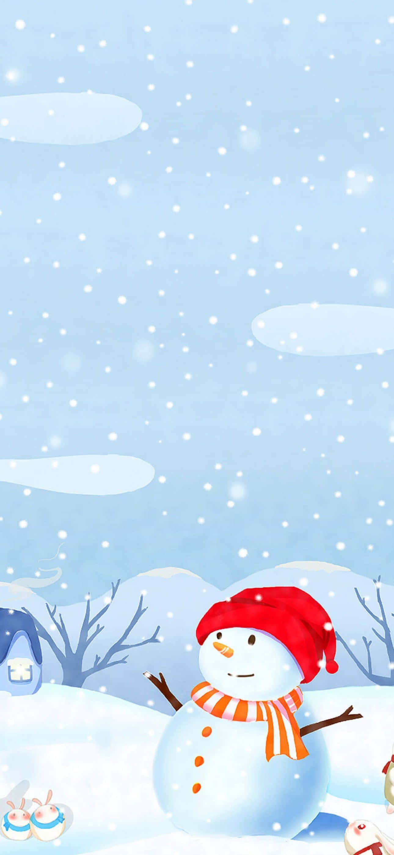 Tangkilahin ang Pistang Panahon gamit itong Masayang Christmas iPhone Background Wallpaper
