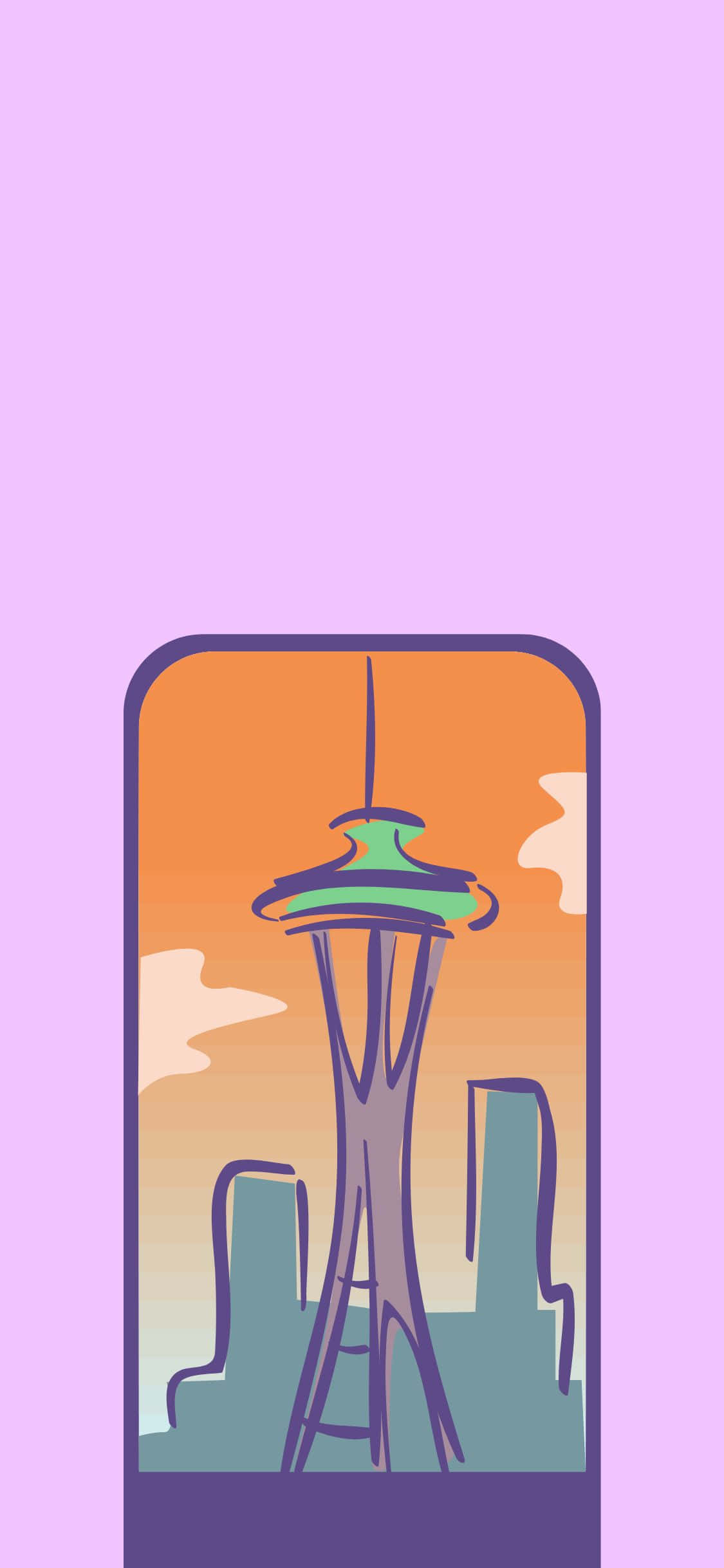 Tangkilin ang ganda ng Seattle gamit ang iPhone X Wallpaper