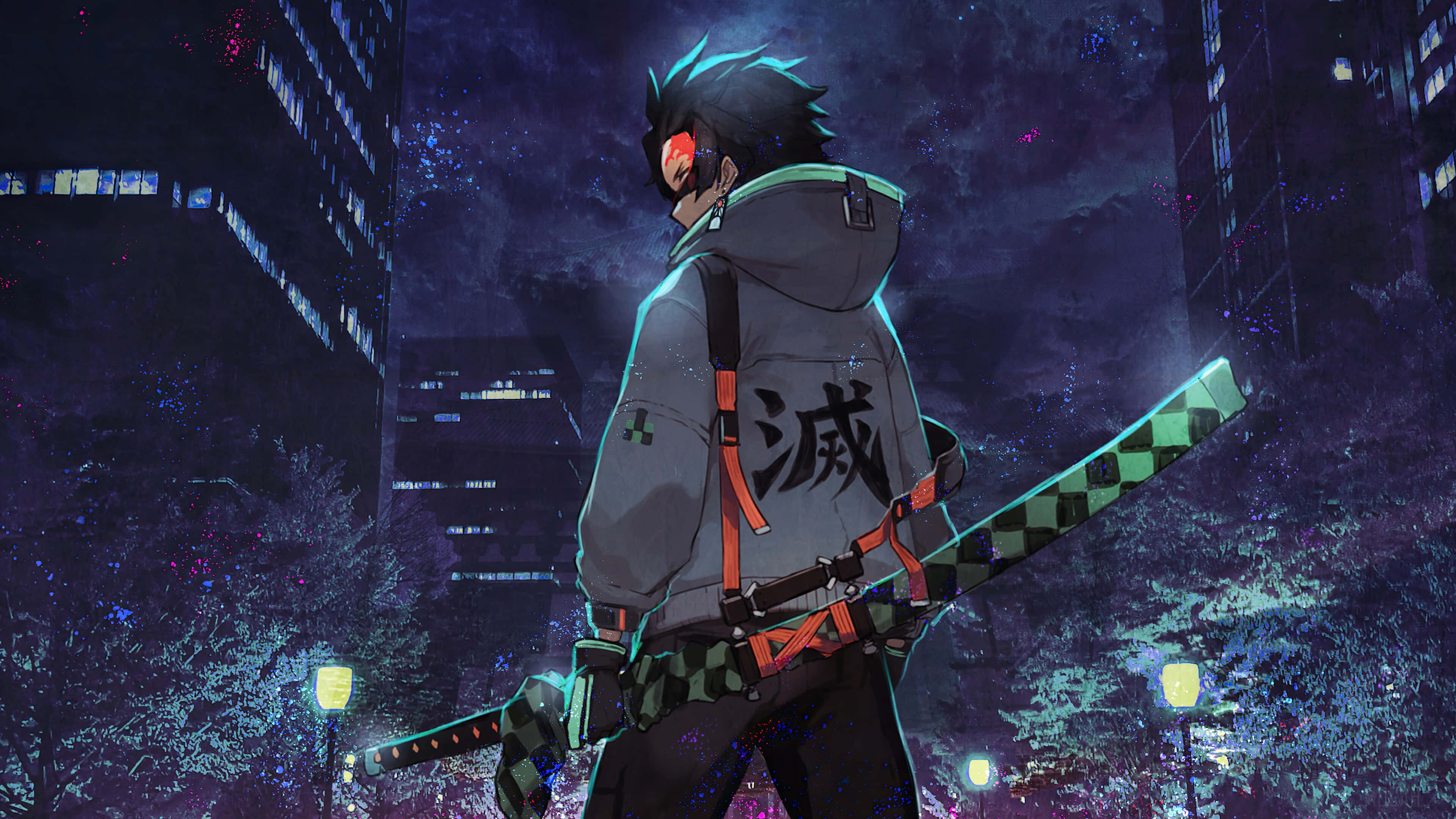 Tanjiro Demon Slayer Anime 4K Wallpaper