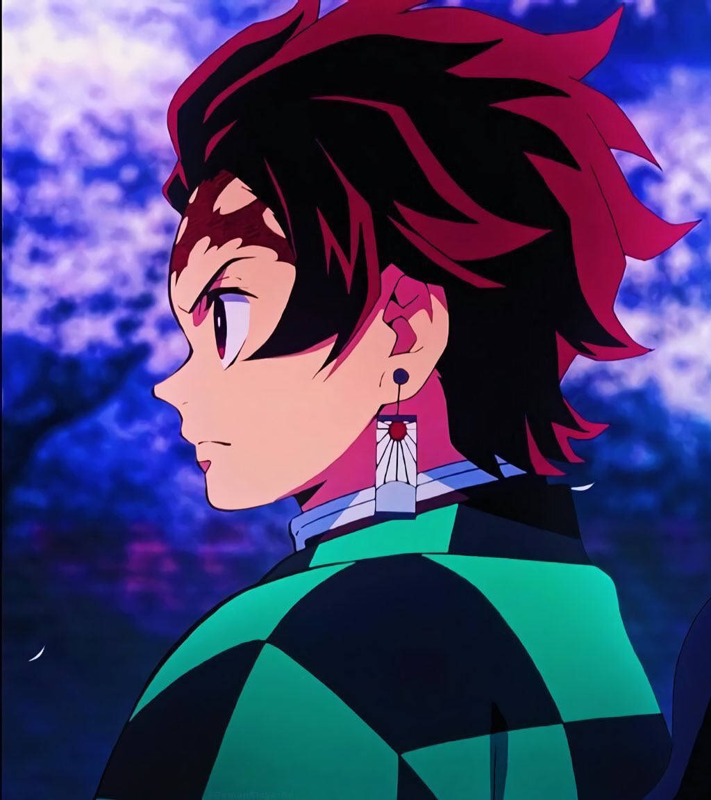 Tanjiro na Nakatingin Demon Slayer PFP Wallpaper