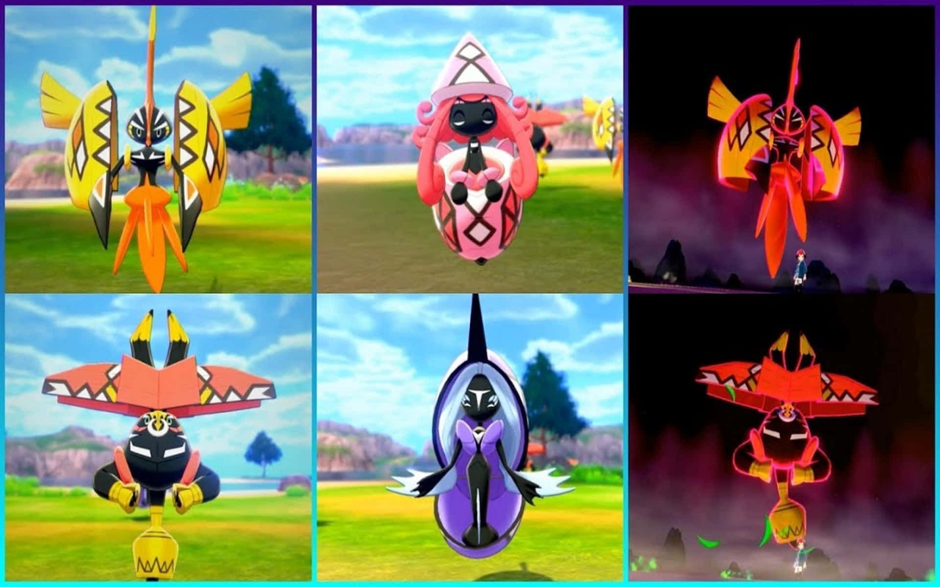 Tapu Bulu, ang Tagapangalaga ng Alola sa Masiglang Paninindigang Laban Wallpaper