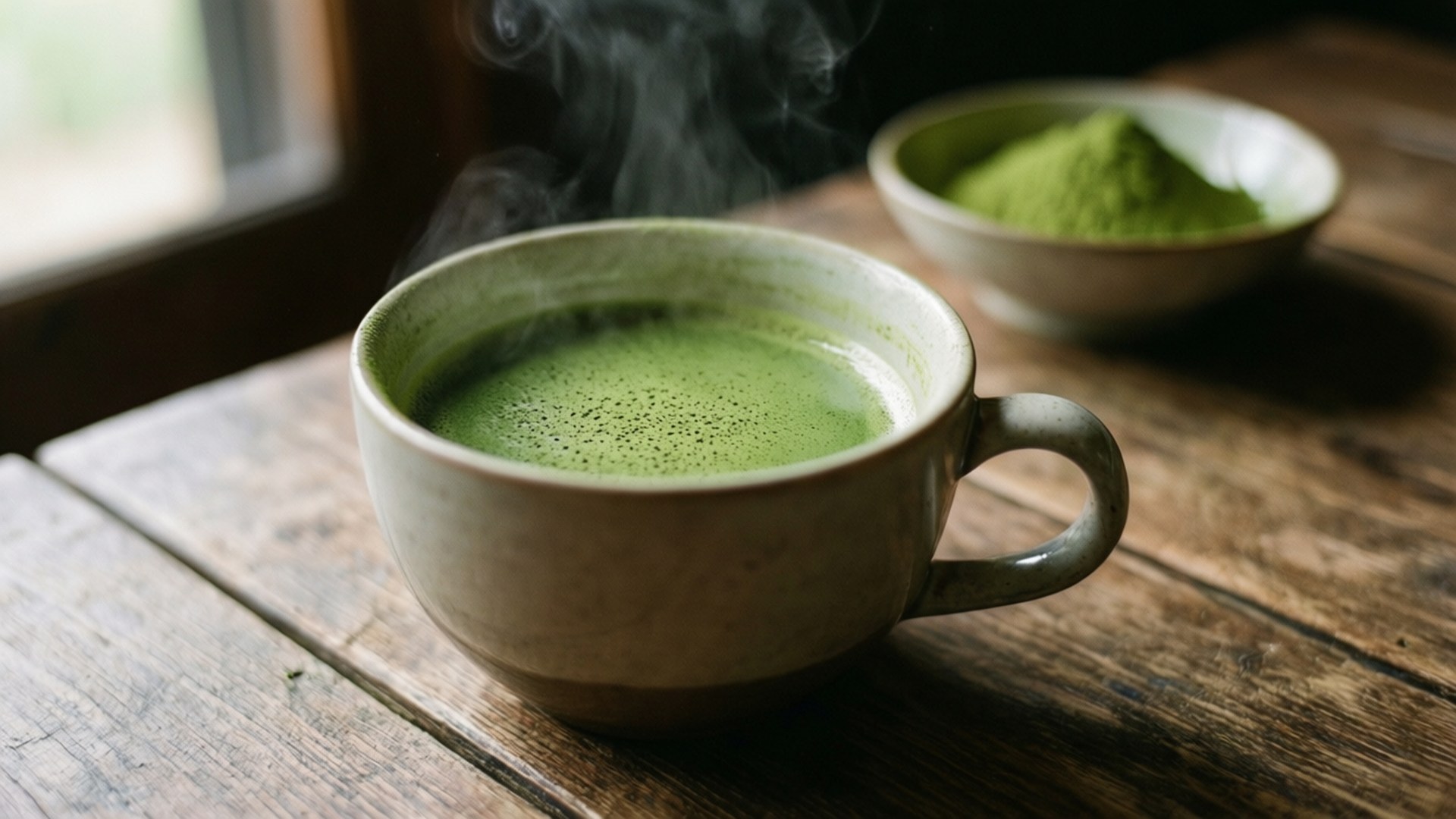 Tasa ng Matcha Tea Wallpaper