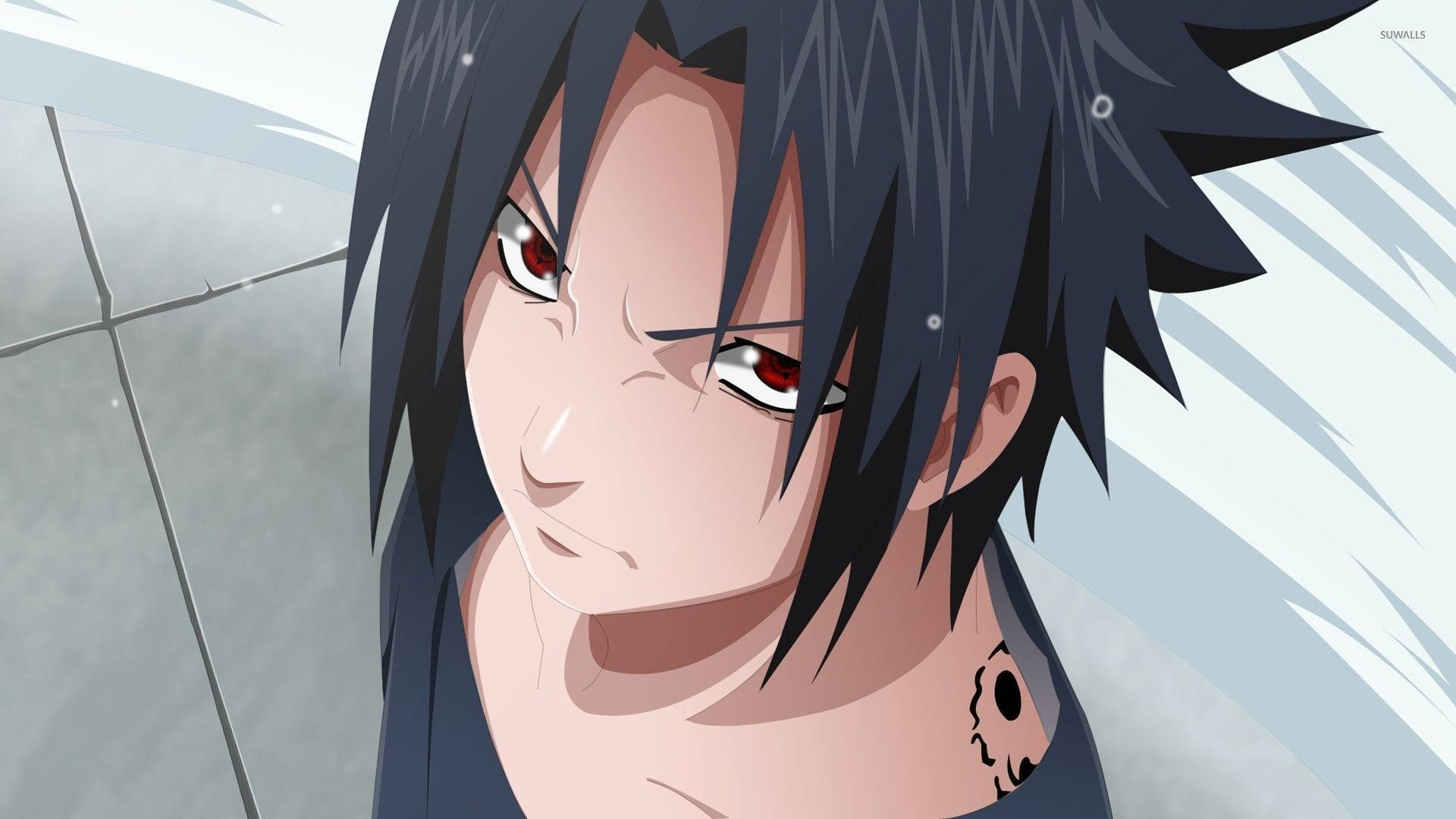 Tattoo ng Curse Mark ni Sasuke Uchiha Wallpaper