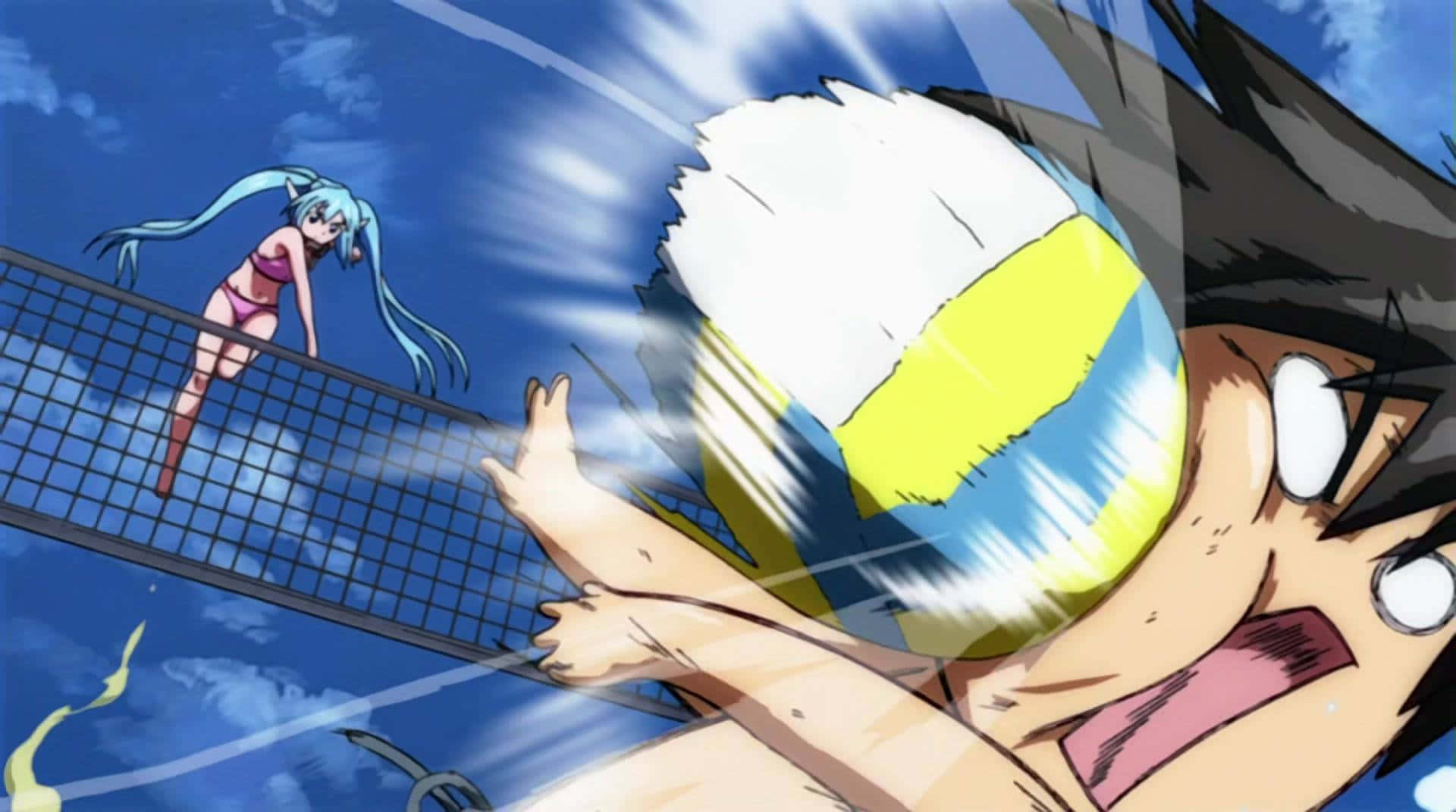 Tawanan ng Tawa sa Nakakatawang Anime Virtual Background Wallpaper