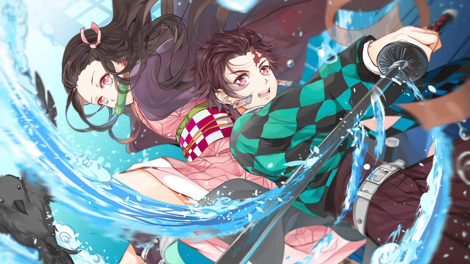 Teknikang Tanjiro ng Demon Slayer Wallpaper