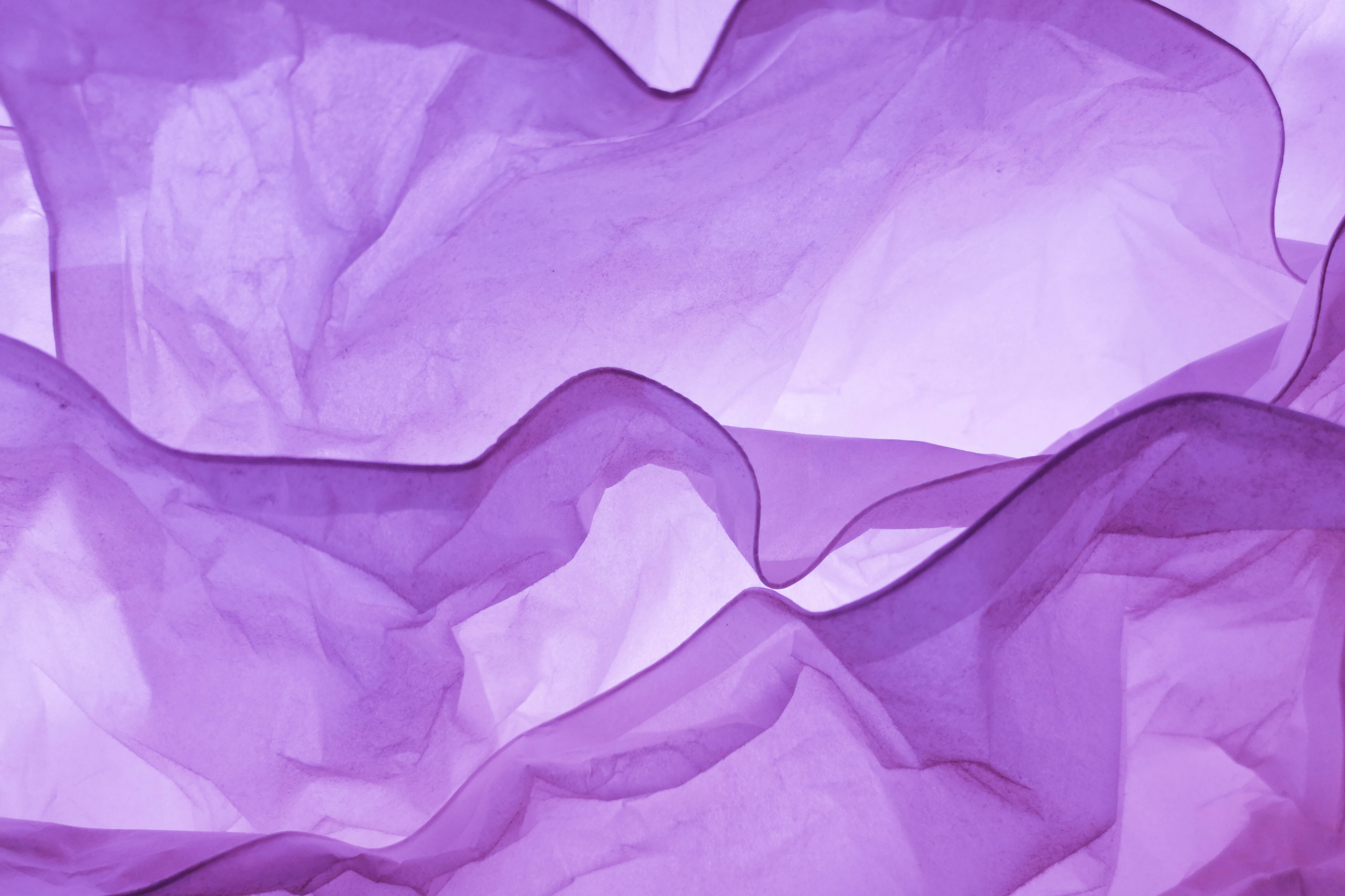 Tela Chiffon na Kulay Lila Pastel Wallpaper