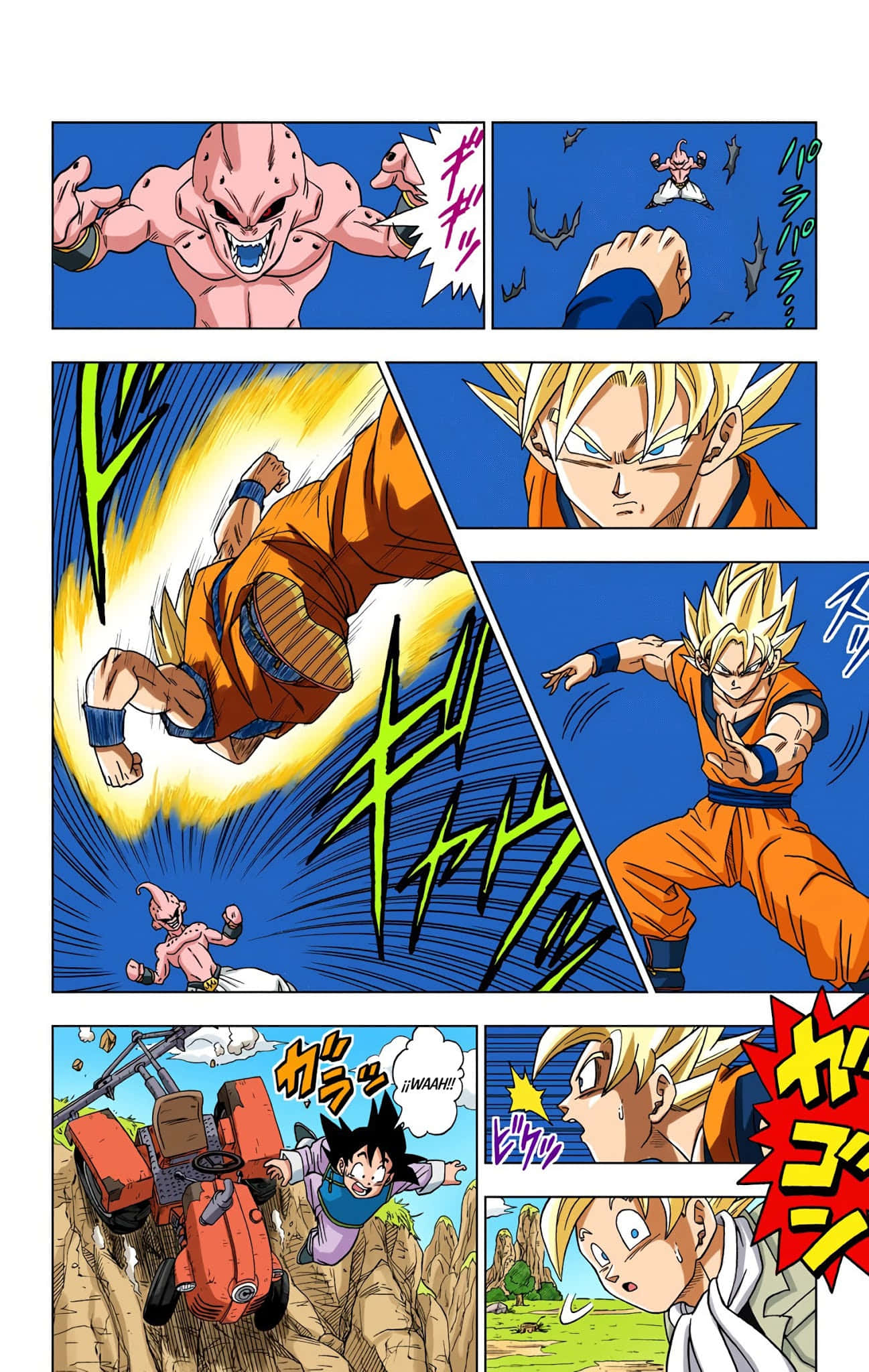 Ang Epikong Kapangyarihan ng mga Saiyan na Pinakawalan sa Dragon Ball Super Manga Wallpaper