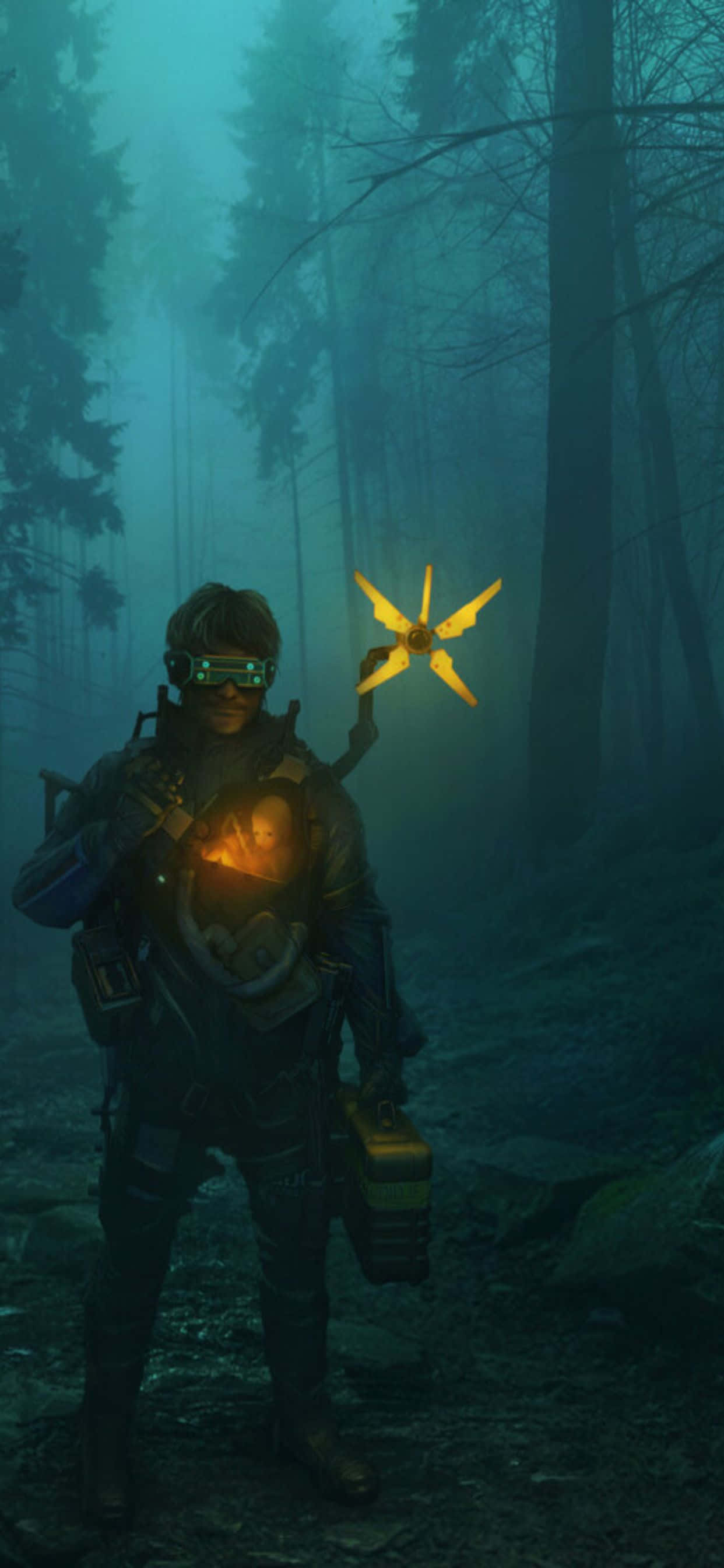 Ang Iconic Game "Death Stranding" Ngayon Sa iPhone Xs Max Wallpaper