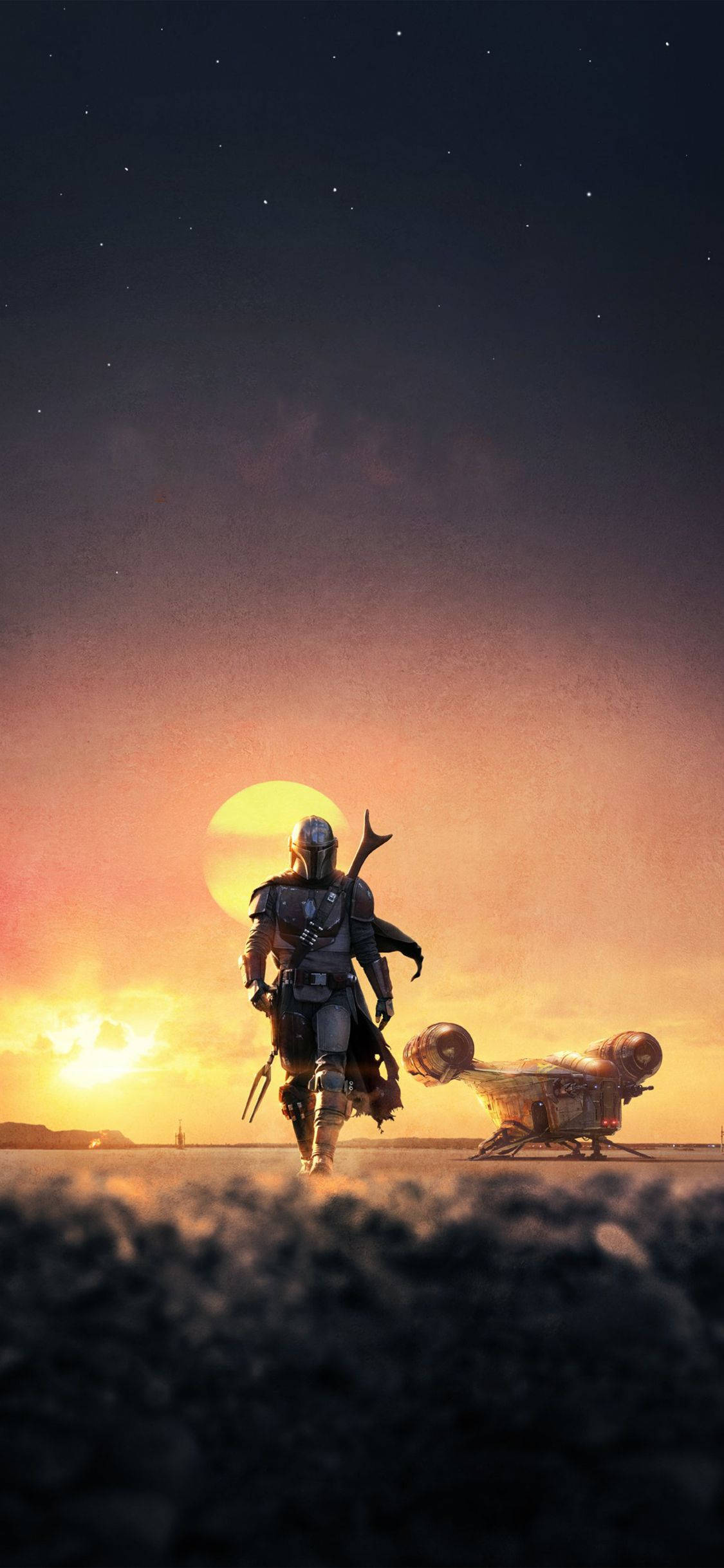 The Mandalorian Star Wars 4K iPhone Wallpaper