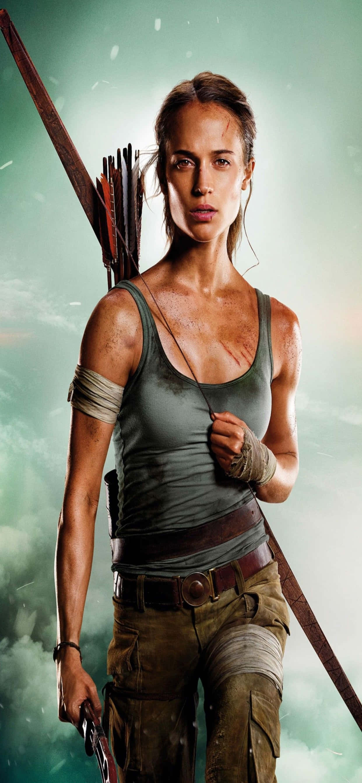 ang poster para sa tomb raider Wallpaper