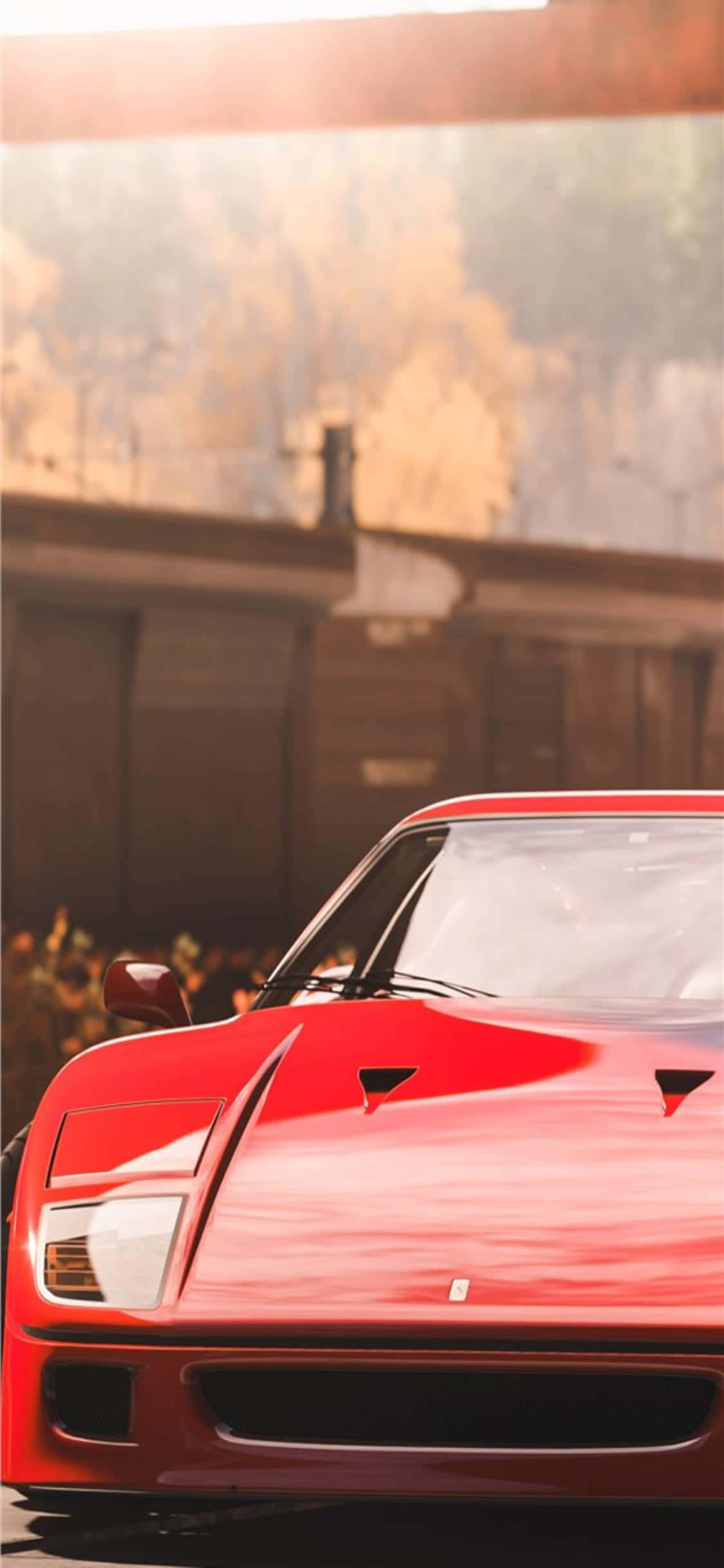 The thrill of the race on your iPhone X with Forza Horizon 4 Wallpaper