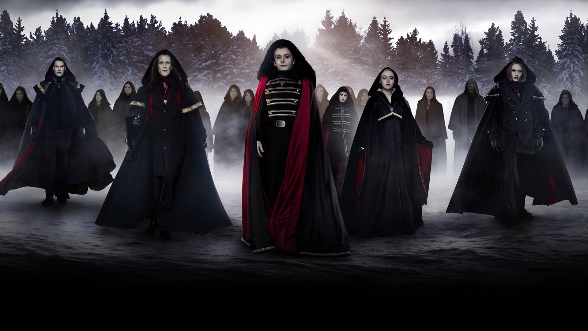 Ang Twilight Saga Volturi Coven Confrontation Wallpaper