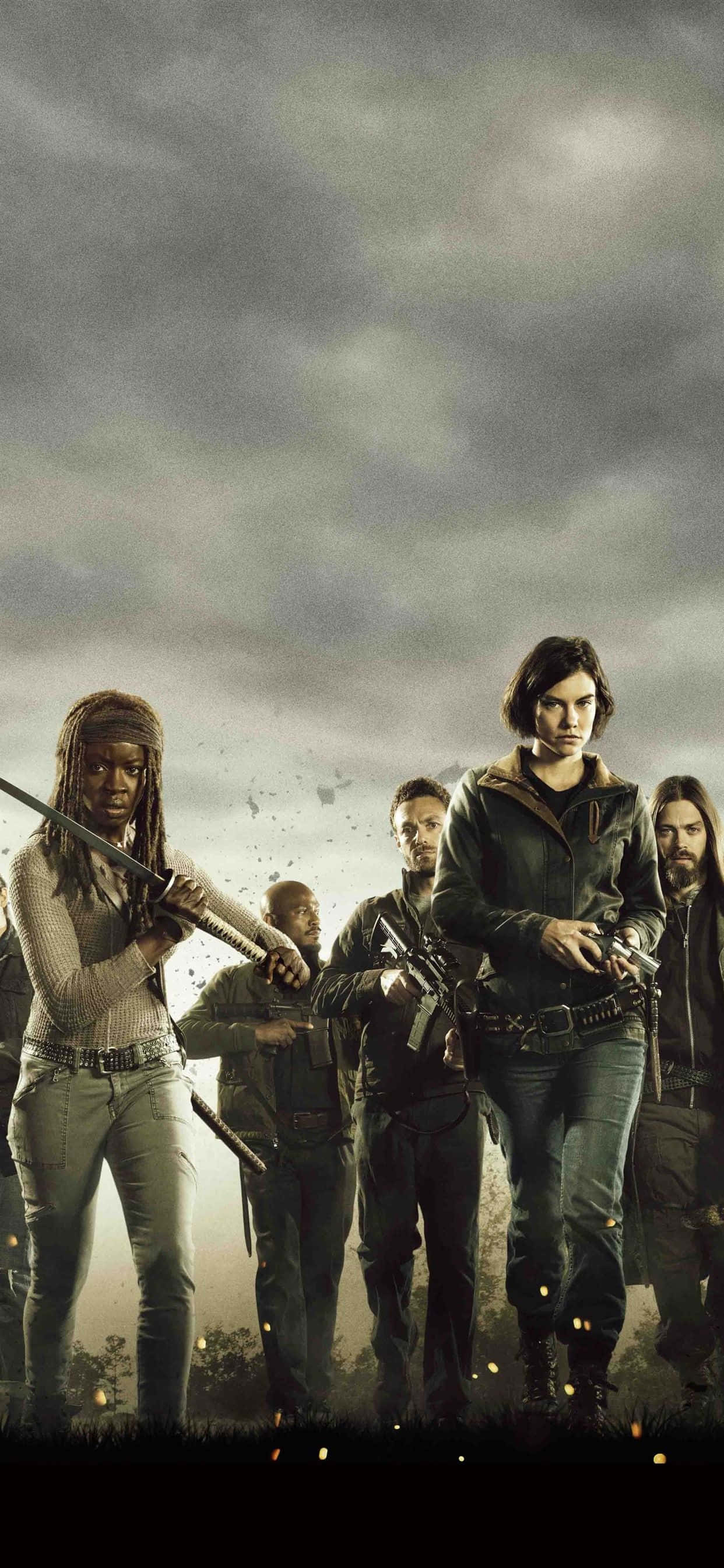 the walking dead season 5 poster Wallpaper