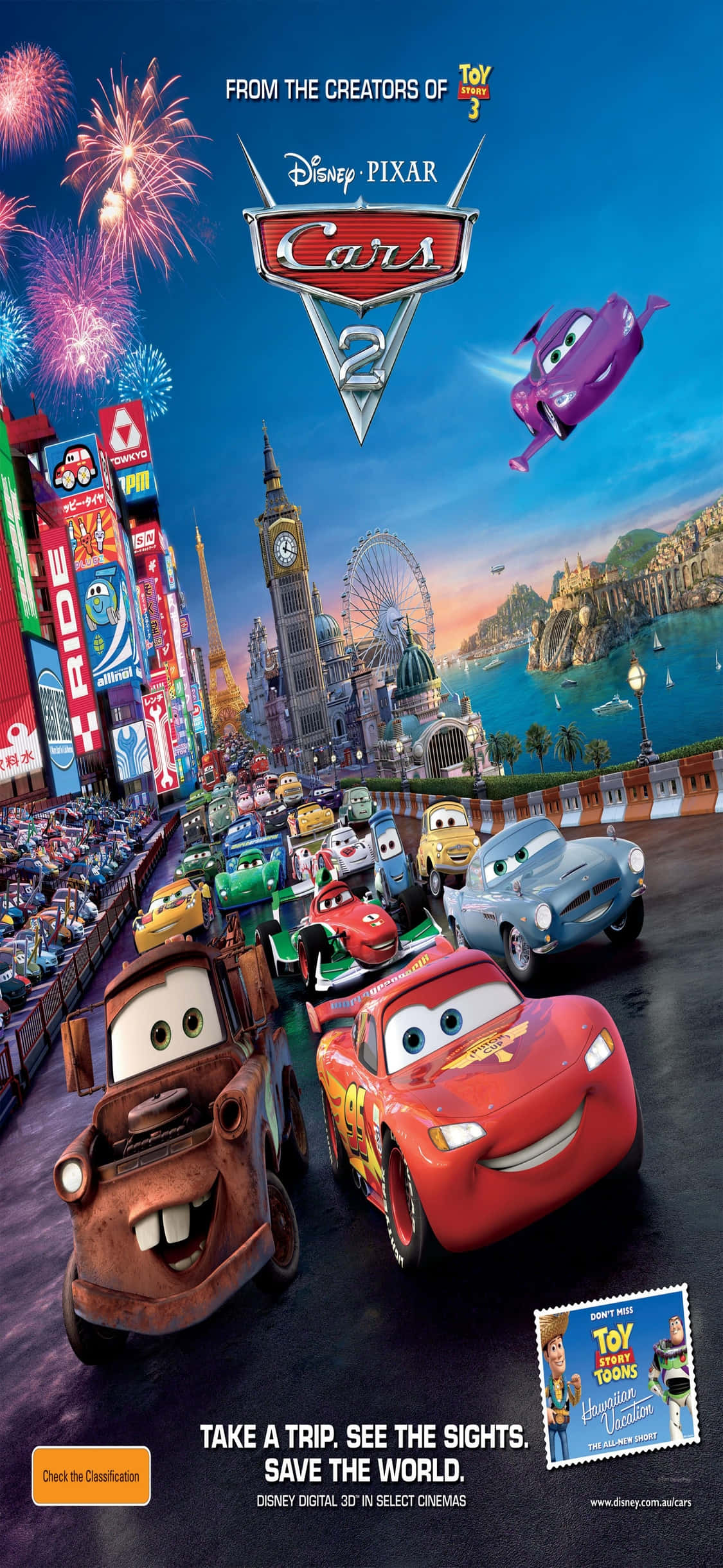 Theatrical Release Poster iPhone X Cars Background Wallpaper
