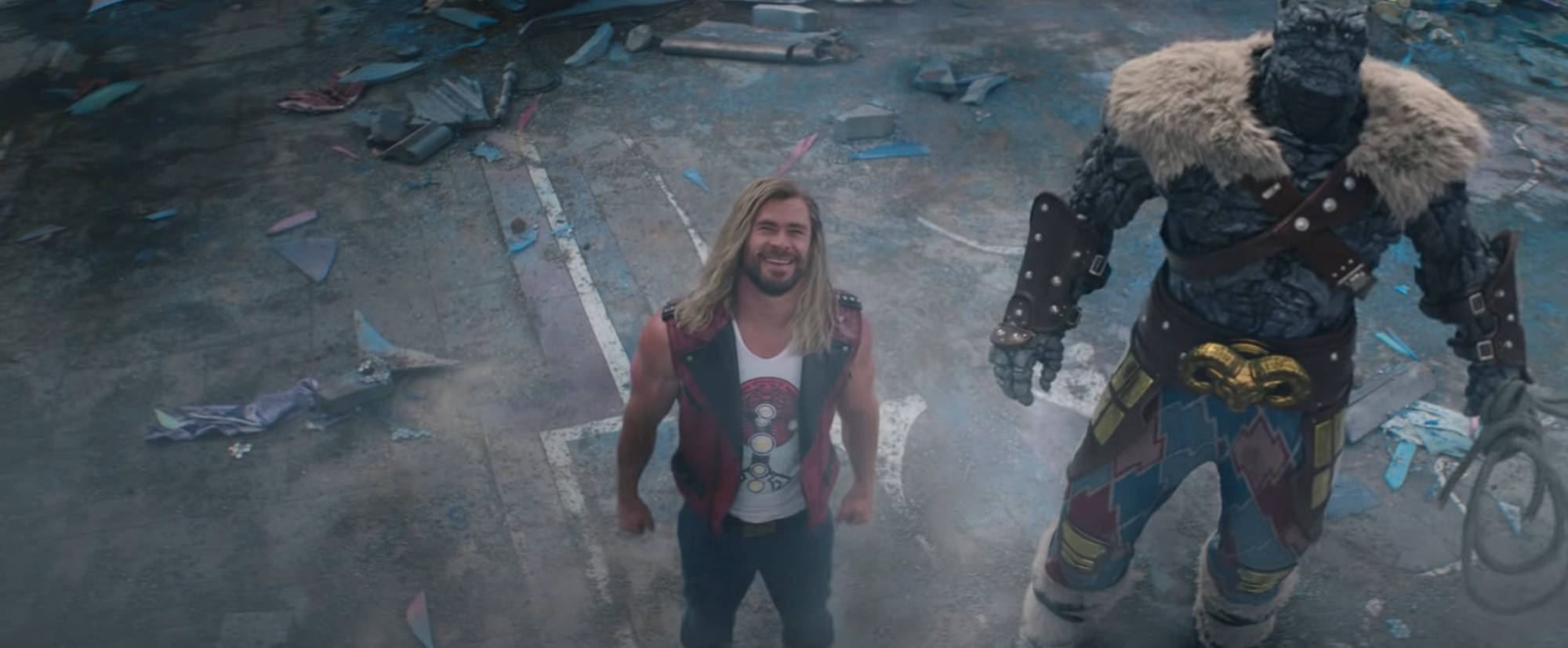 Thor Love And Thunder Halimaw na Bato Wallpaper