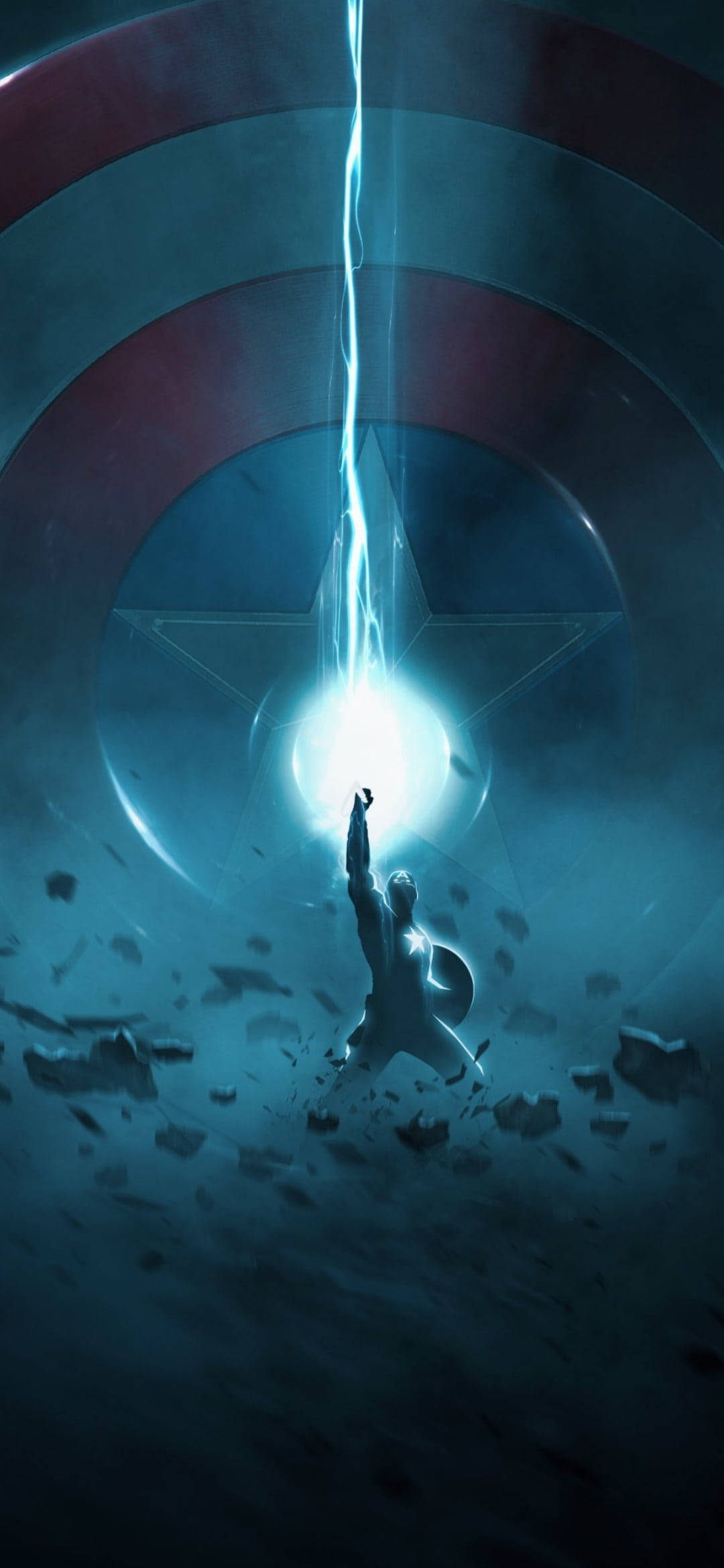 Kulog Kapitan Amerika iPhone Wallpaper