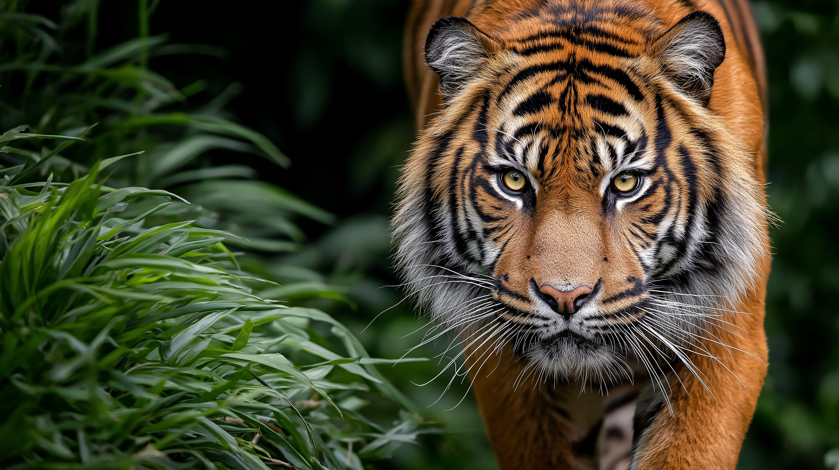 Tiger na Naglalakad Wallpaper