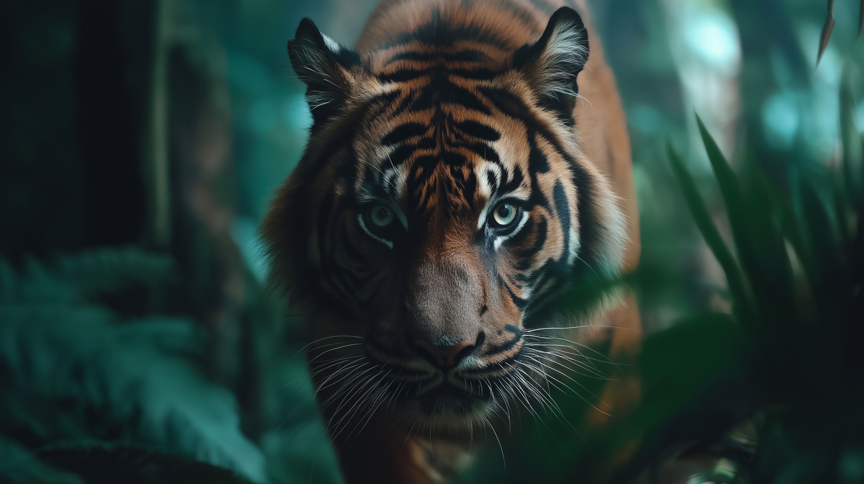 Tiger na Naglalakad Wallpaper