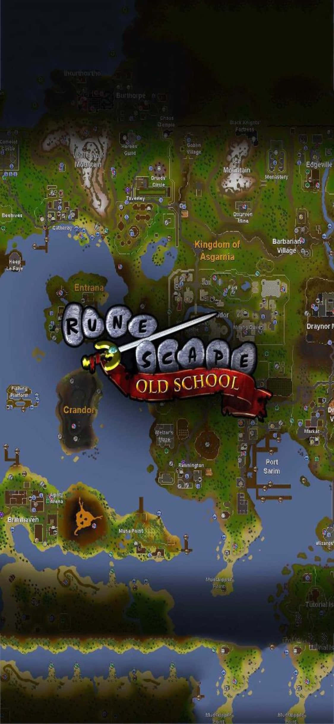 Tilemap Sa iPhone X Runescape Oldschool Background Wallpaper