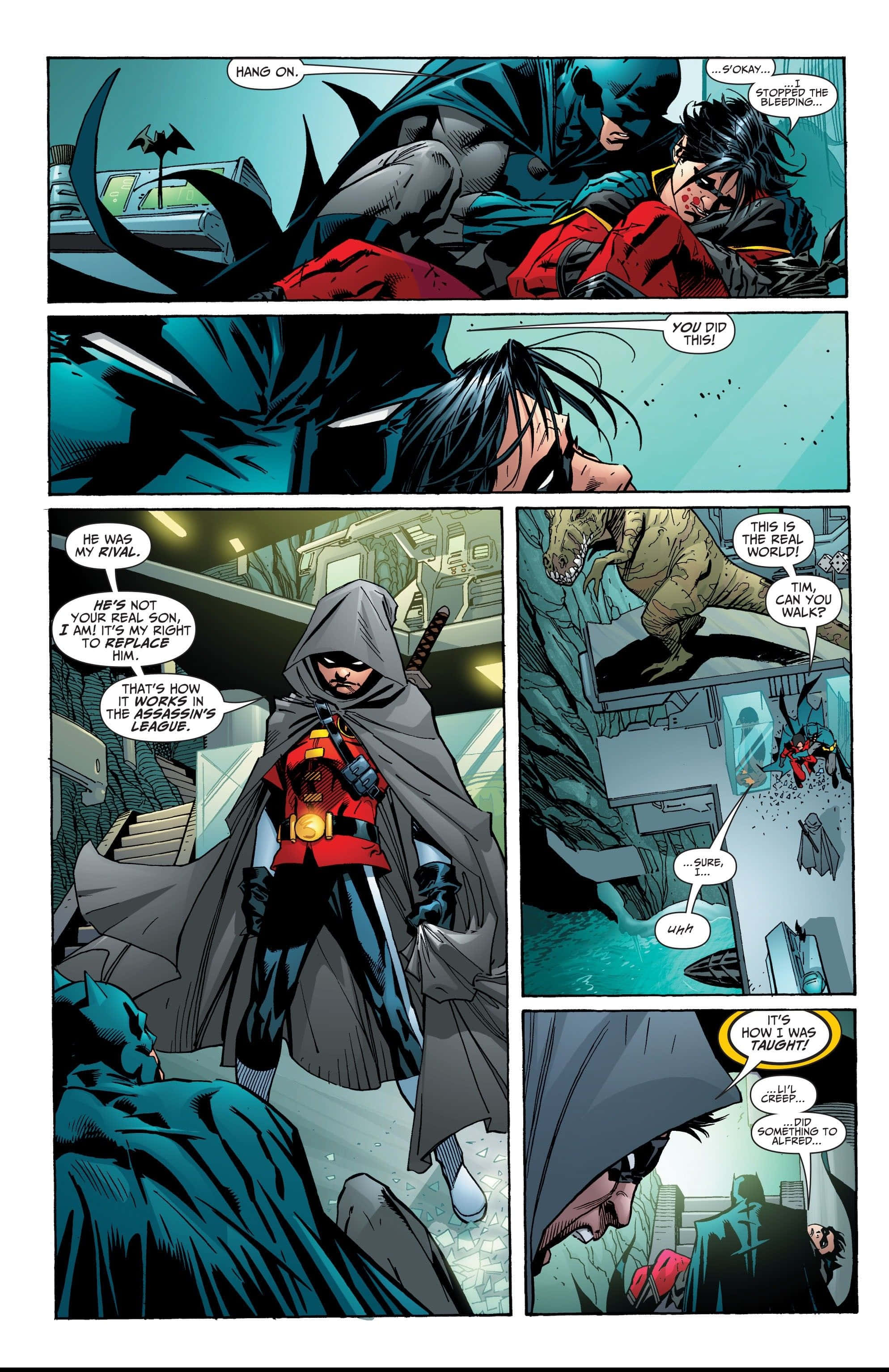 Tim Drake: Ang Matalinong Detektib ng Gotham City Wallpaper