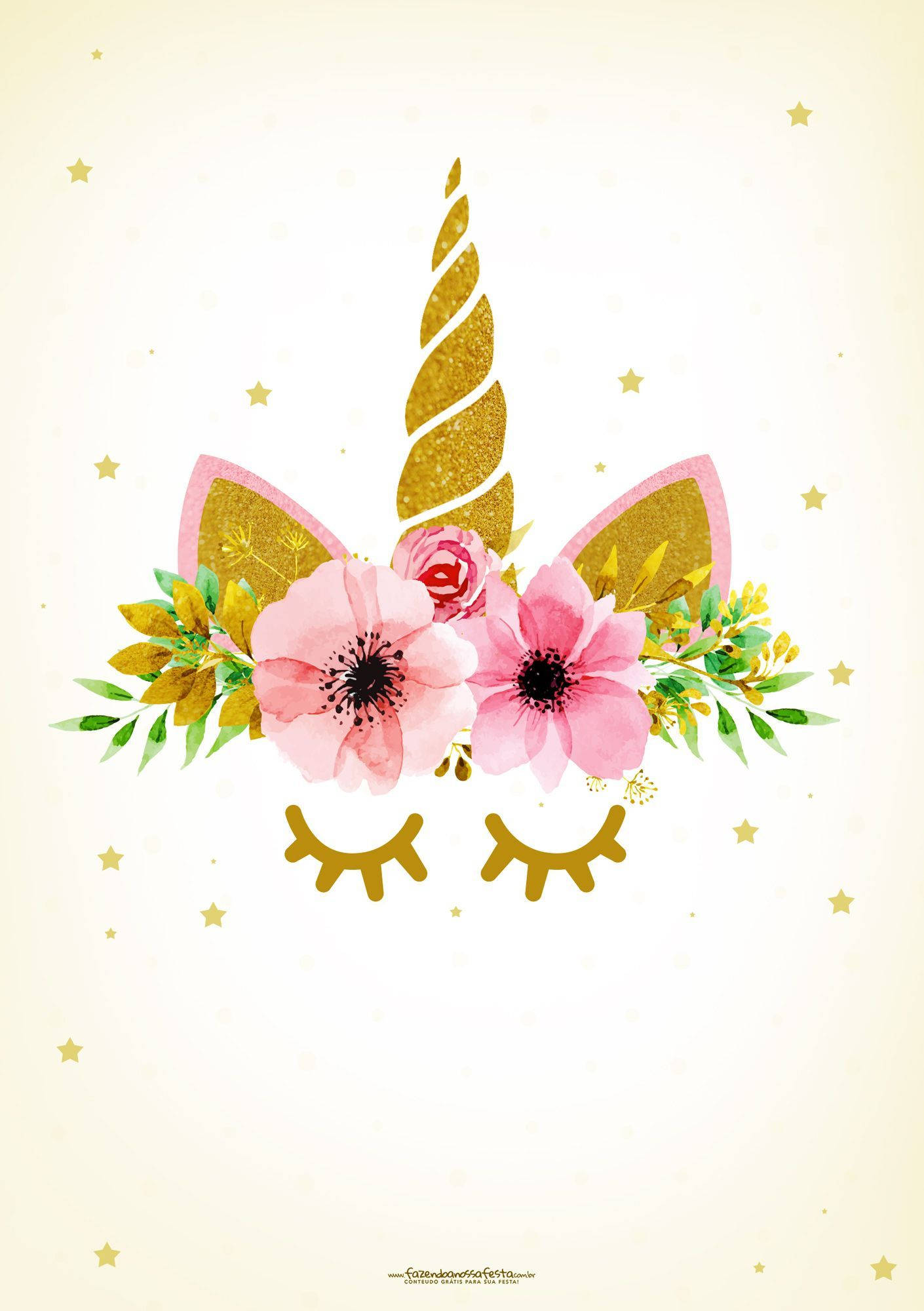 Tingnan ang kahanga-hangang unicorn na iyan! Wallpaper