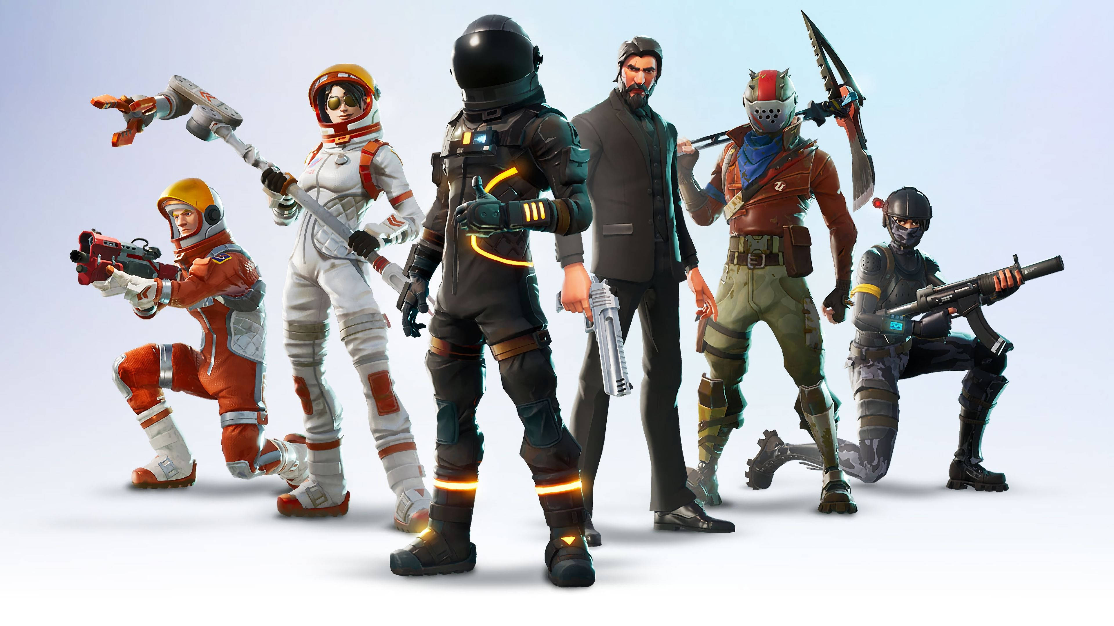 Tingnan ang mga Astig na Fortnite Skins na Ito Wallpaper