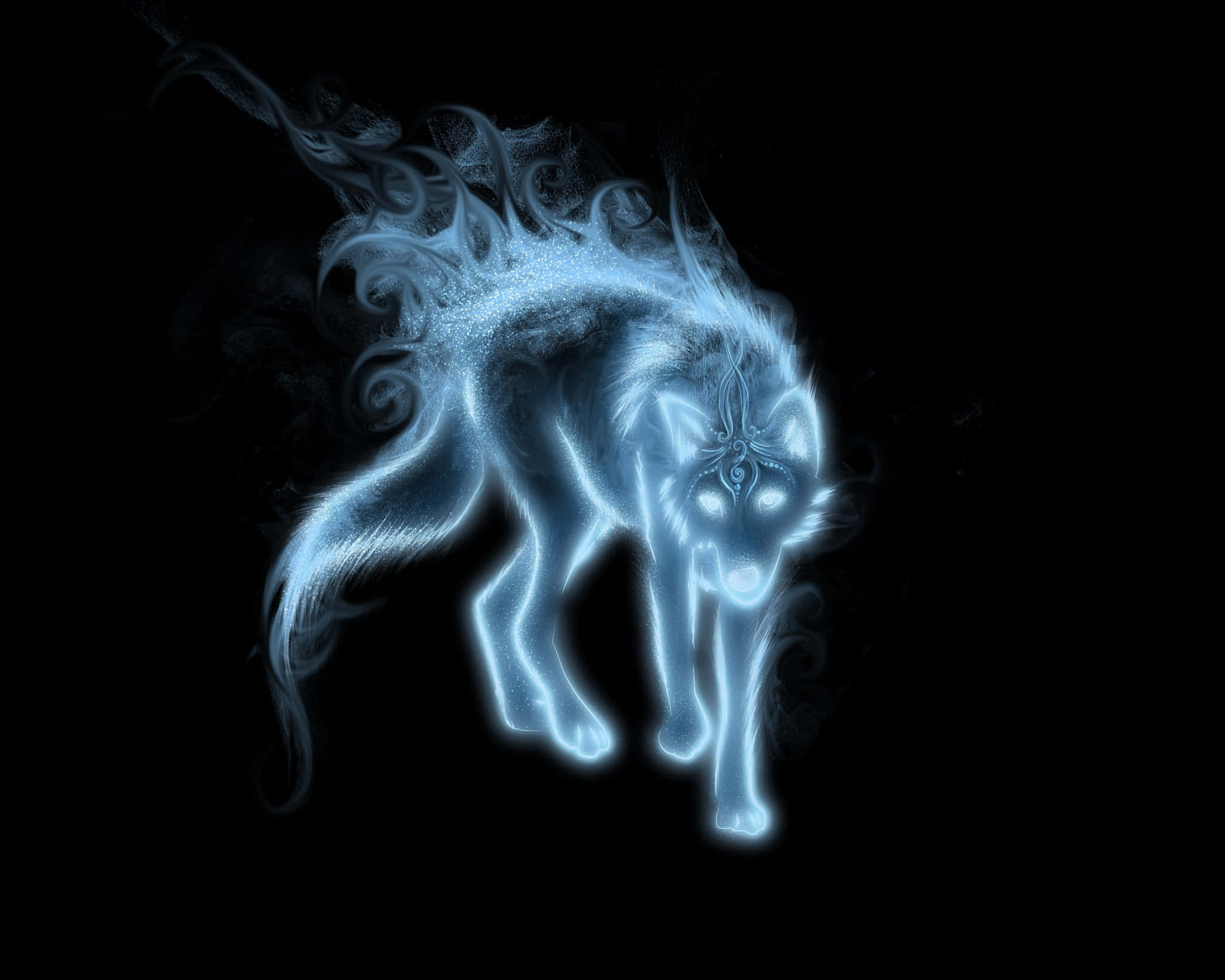 Tingnan mo ako, ang saya at laya ko, parang lobo sa ligaw! Wallpaper