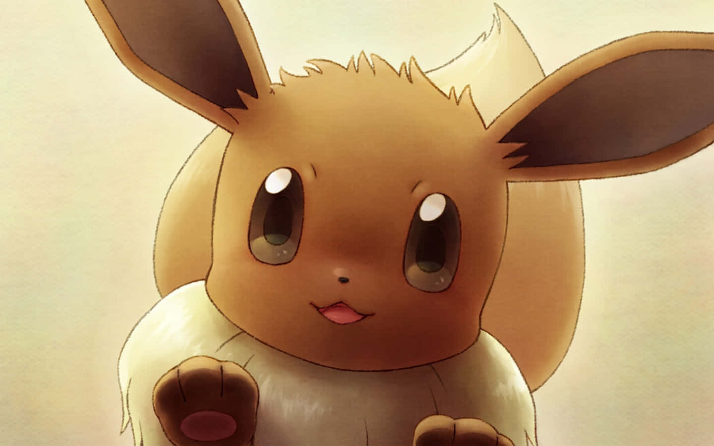 "Tingnan mo itong napaka-cute na Pokemon!" Wallpaper
