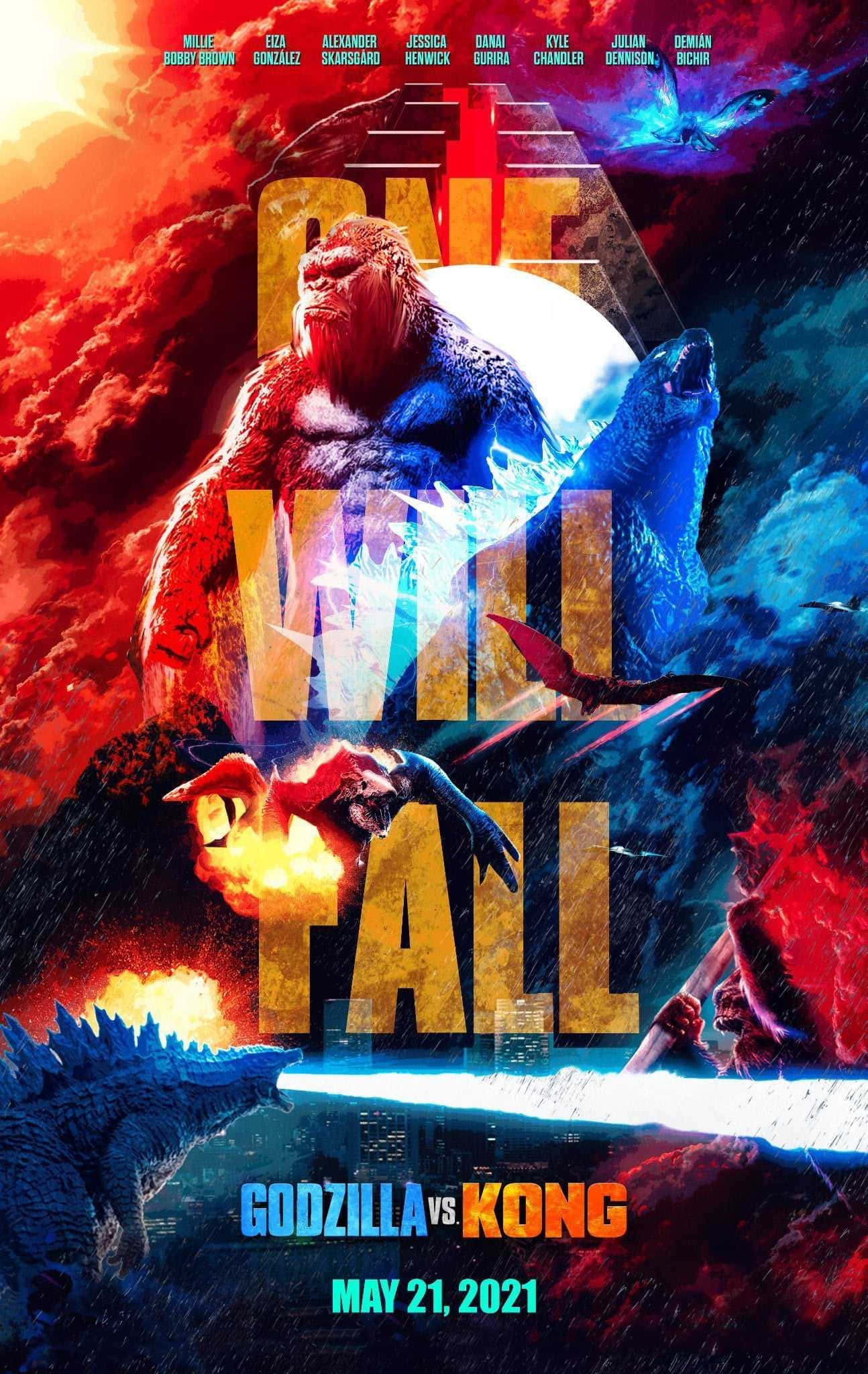 Titans Clash: Godzilla Vs Kong Wallpaper