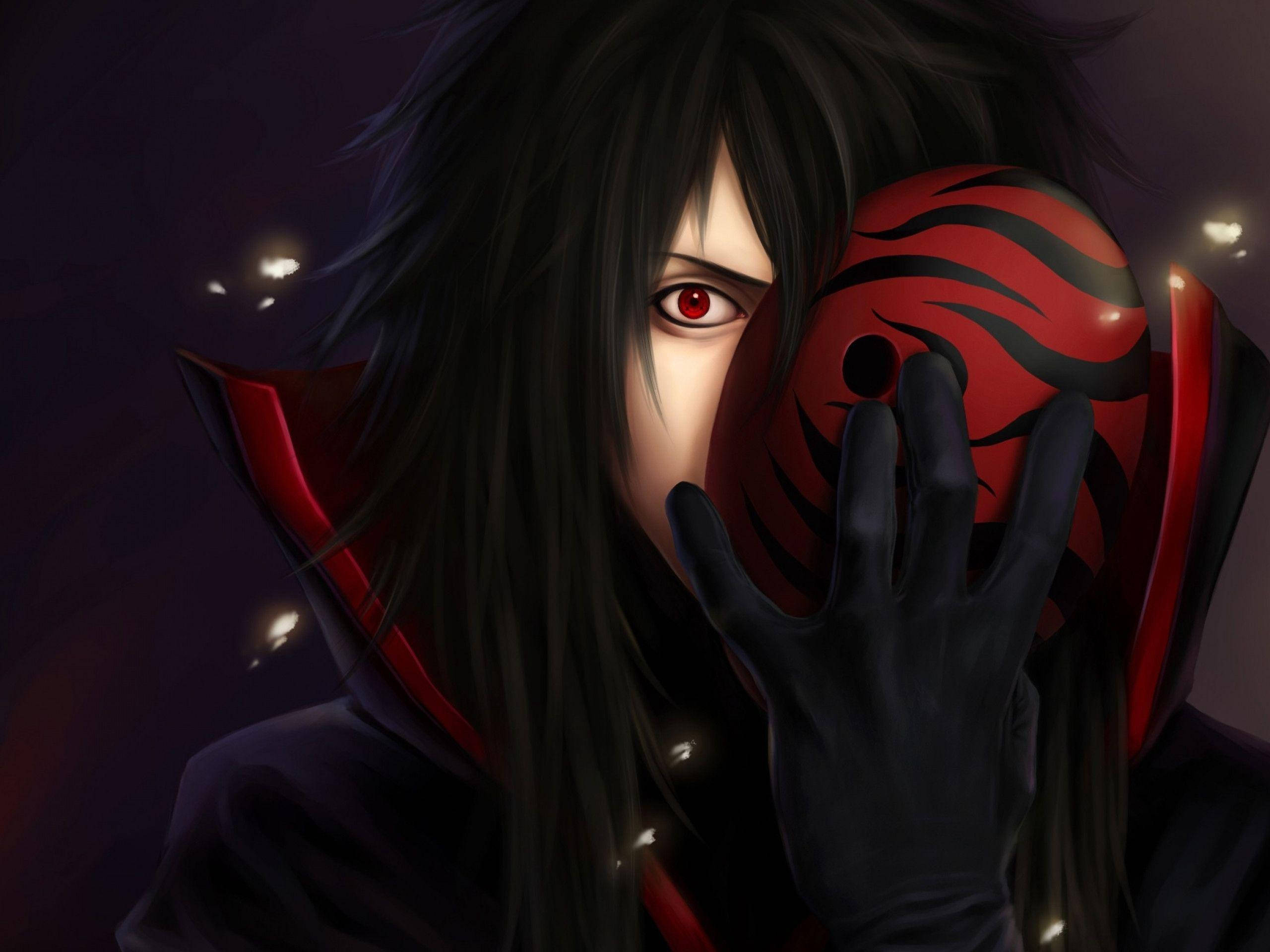 Tobi Naruto Madara Nagtatanggal ng Maskara Wallpaper