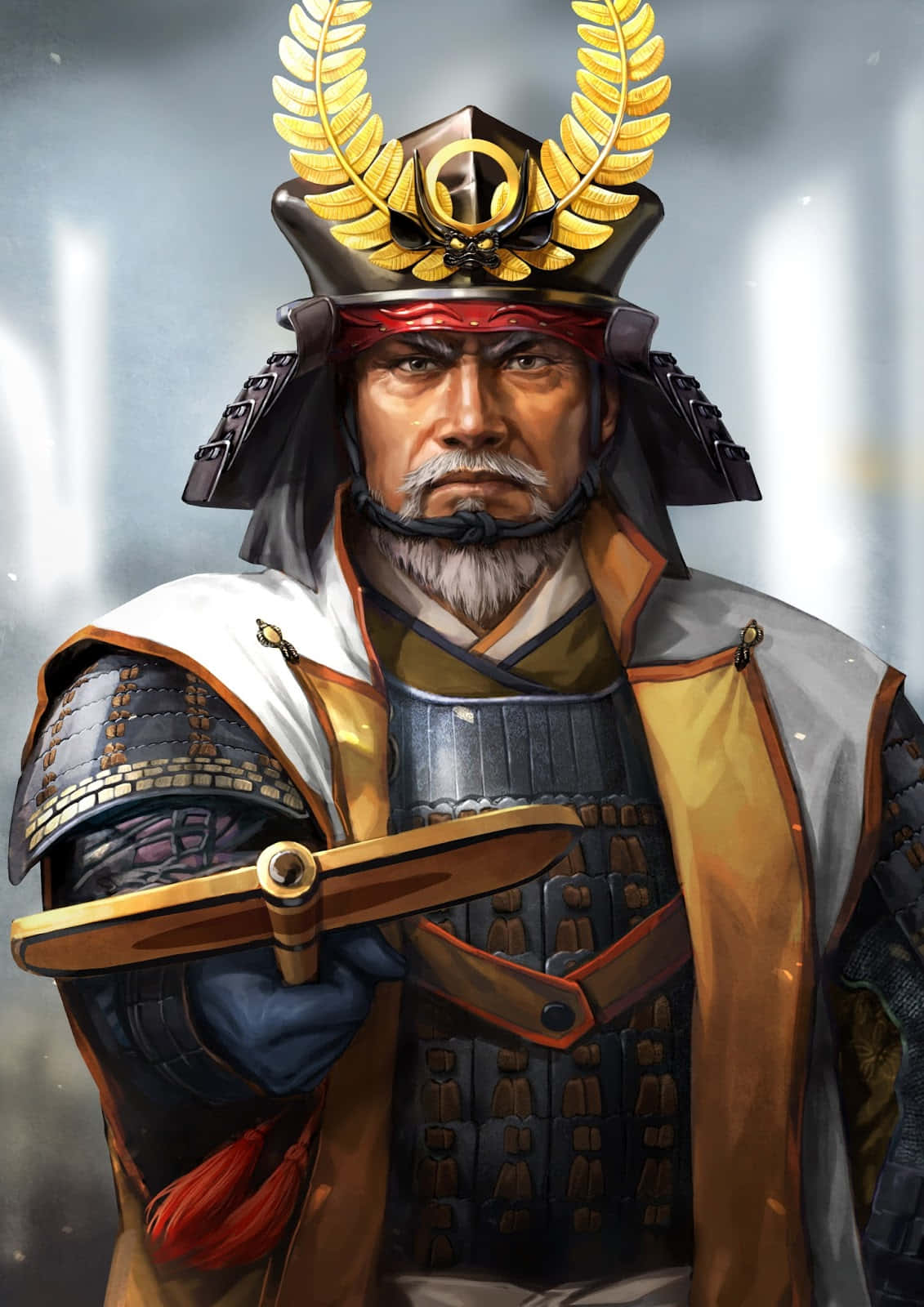 Tokugawa Shogunate Samurai sa Traditional Armor Wallpaper