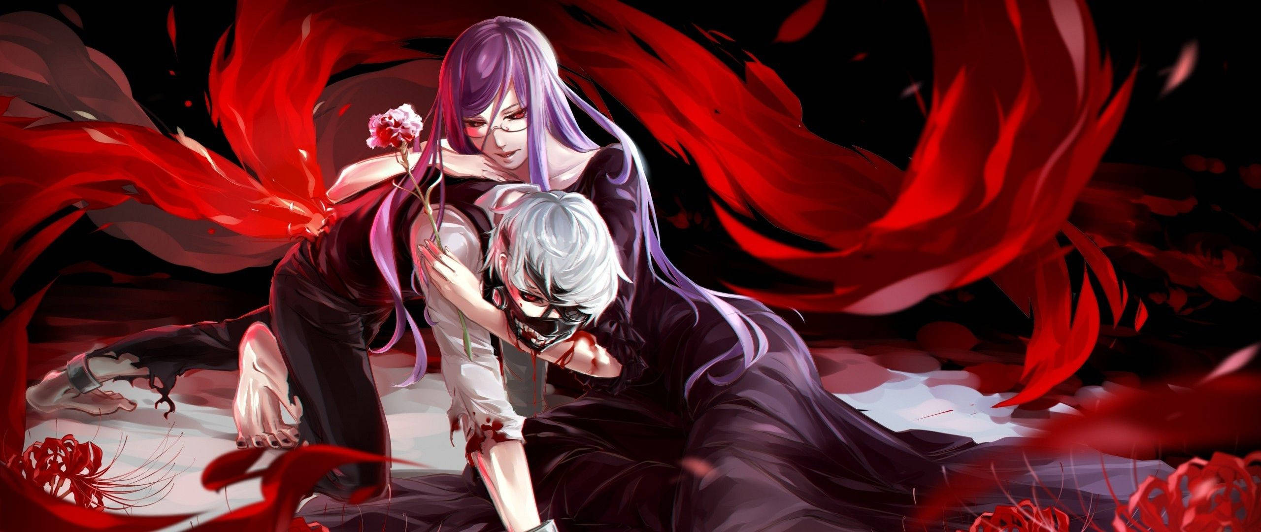 Tokyo Ghoul Karakter Ken Kaneki Wallpaper