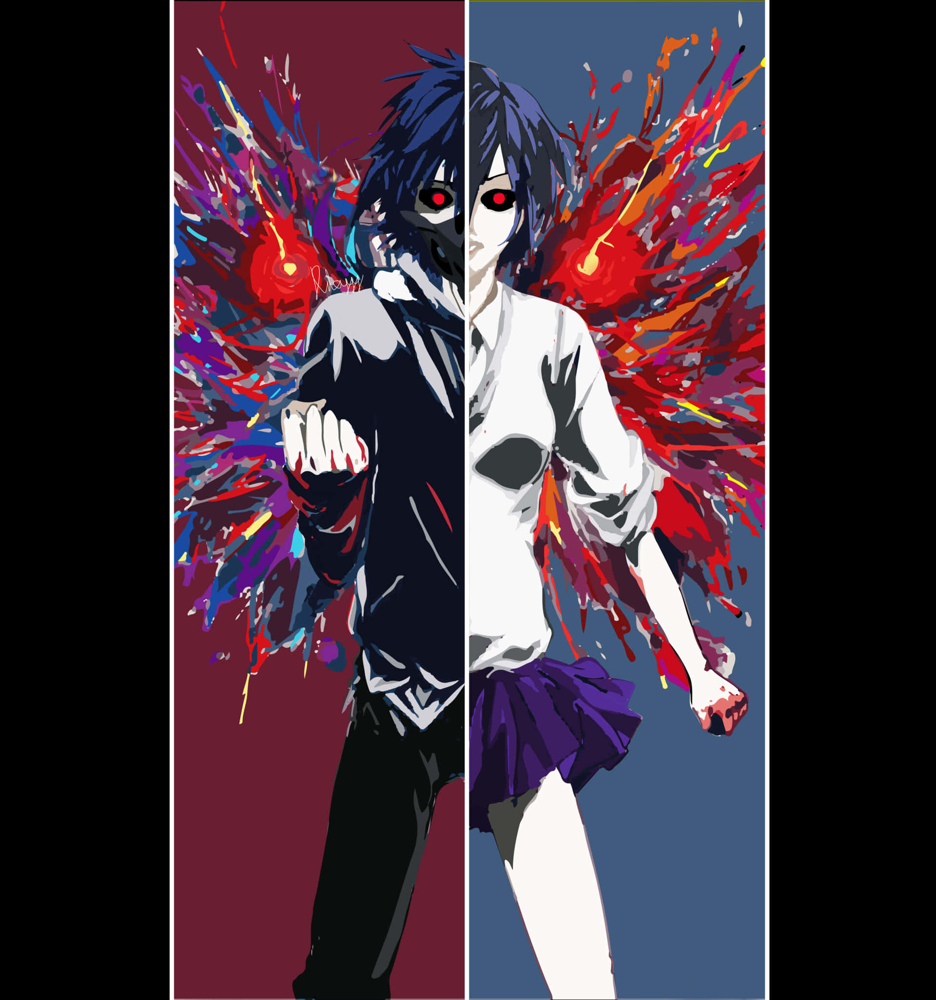 Tokyo Ghoul Pfp Touka At Ayato Wallpaper
