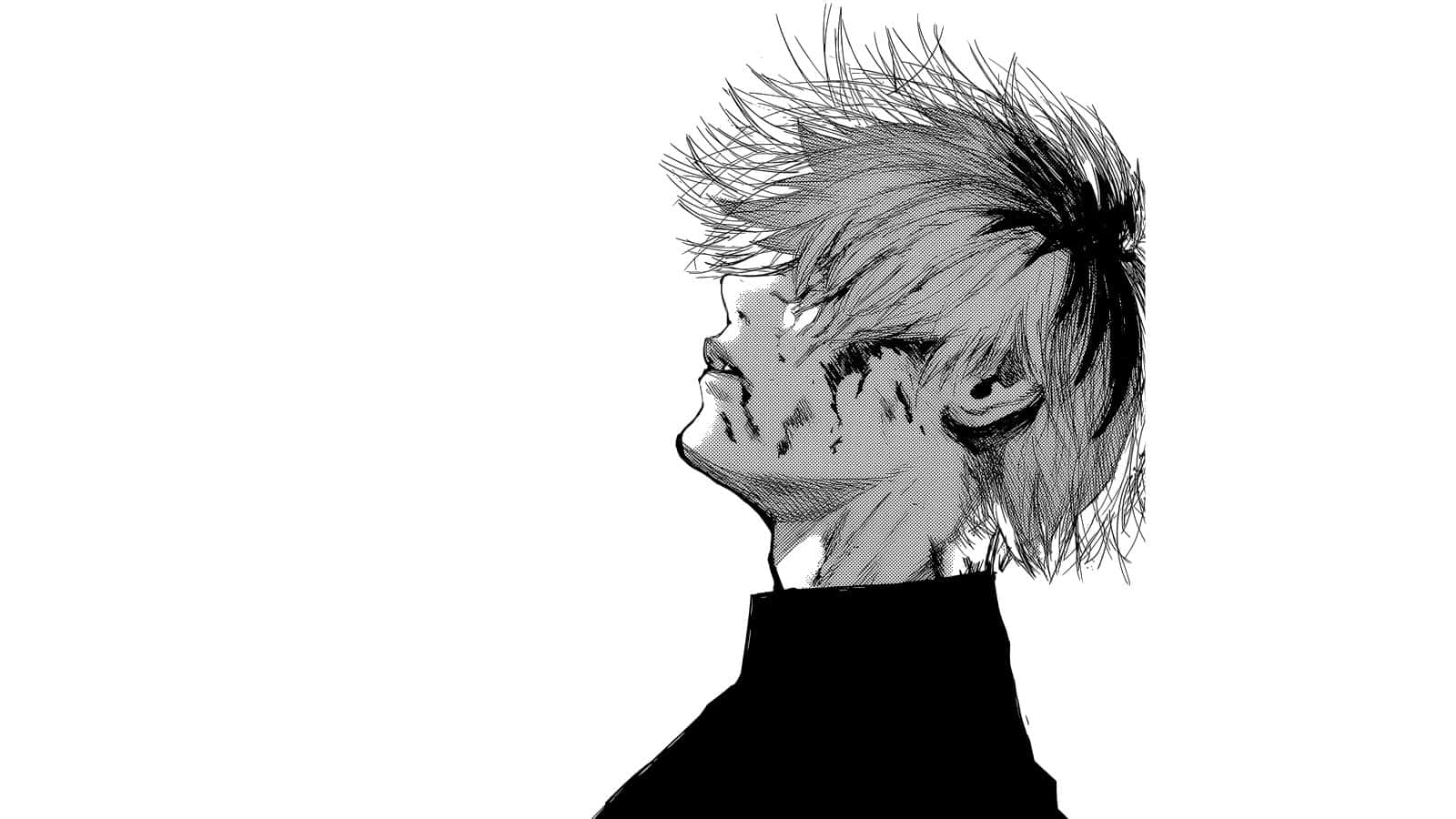 Tokyo Ghulp PFP BW Kaneki Wallpaper