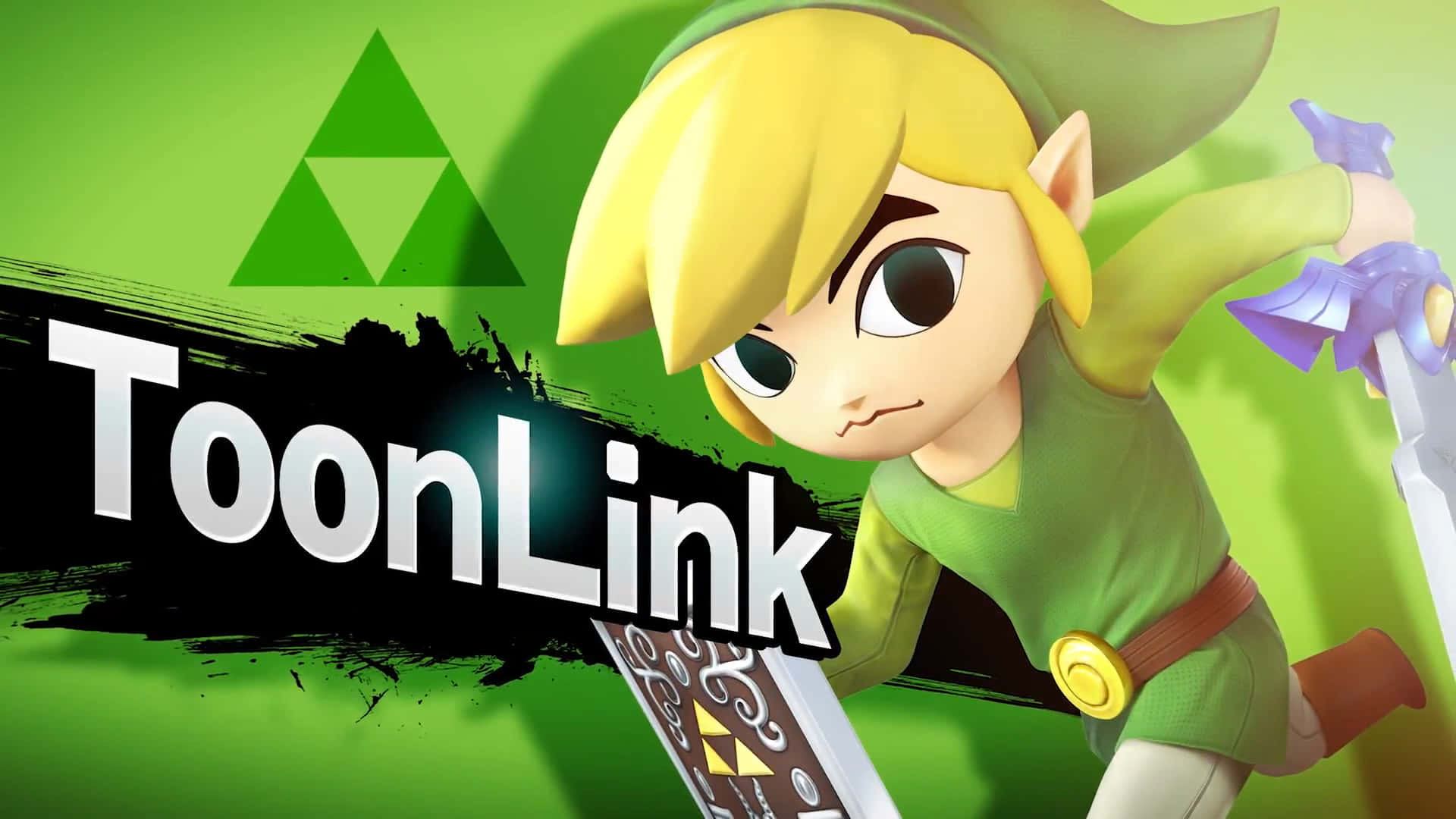 Toon Link Mula sa The Legend Of Zelda Wallpaper