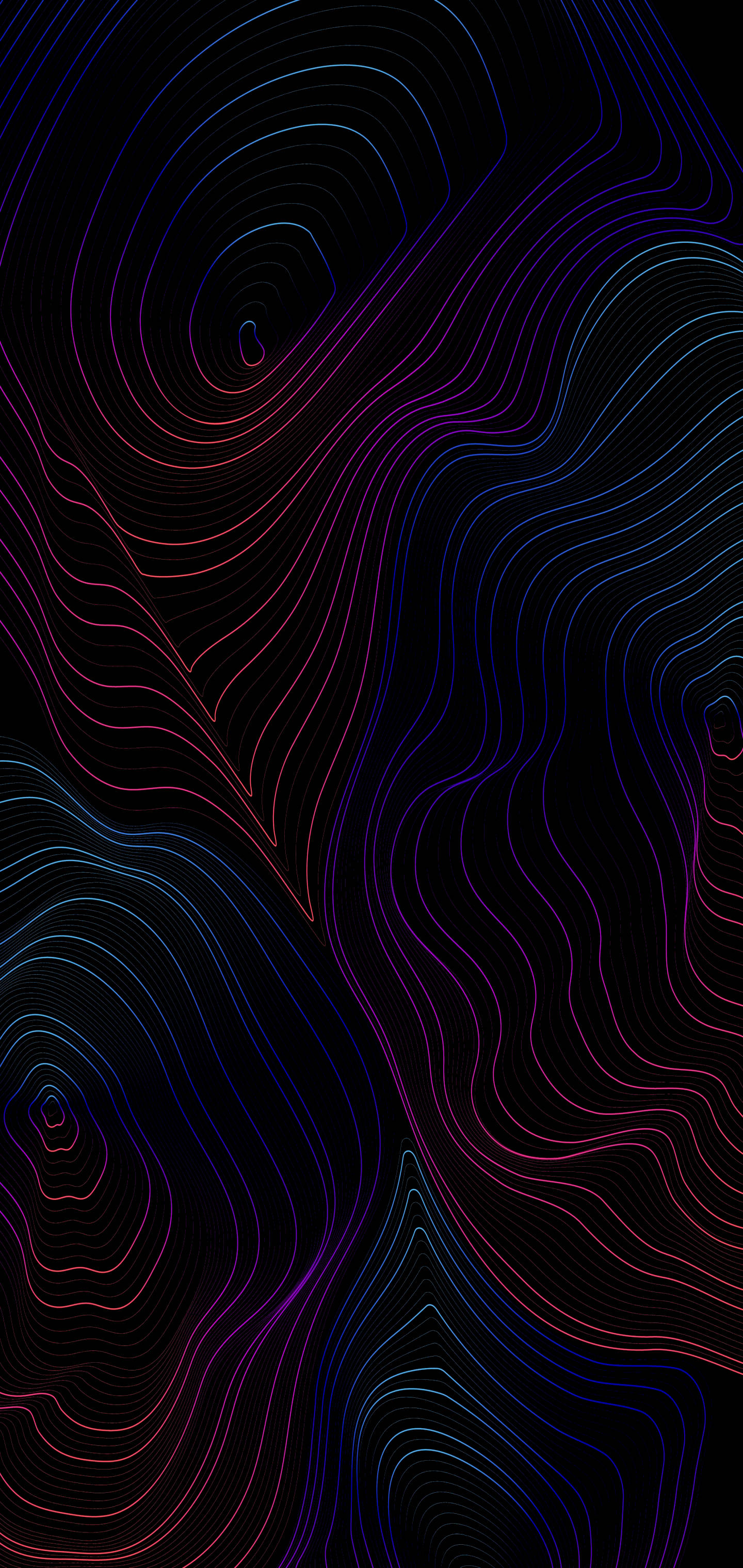 Topography Metallic Colors Wallpaper