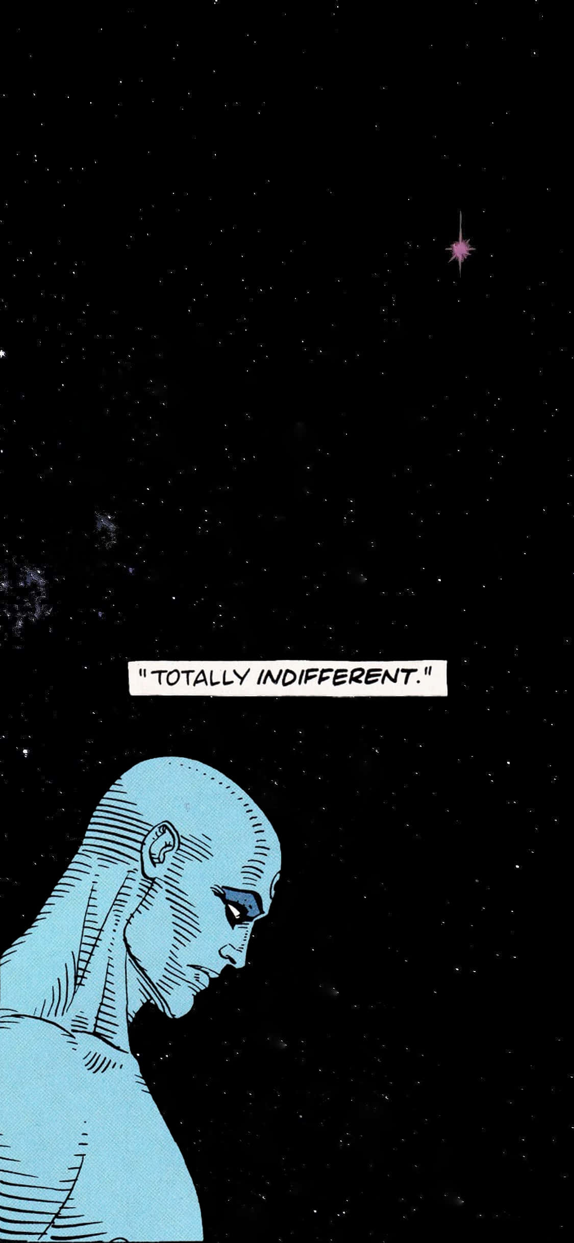 Totally Indifferent Man Wallpaper