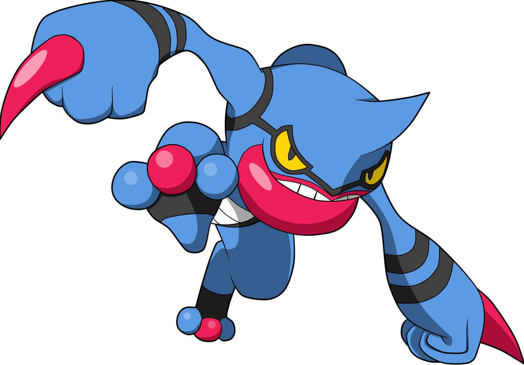 Toxicroak Pokemon Sinisipa Gamit ang Paa Wallpaper